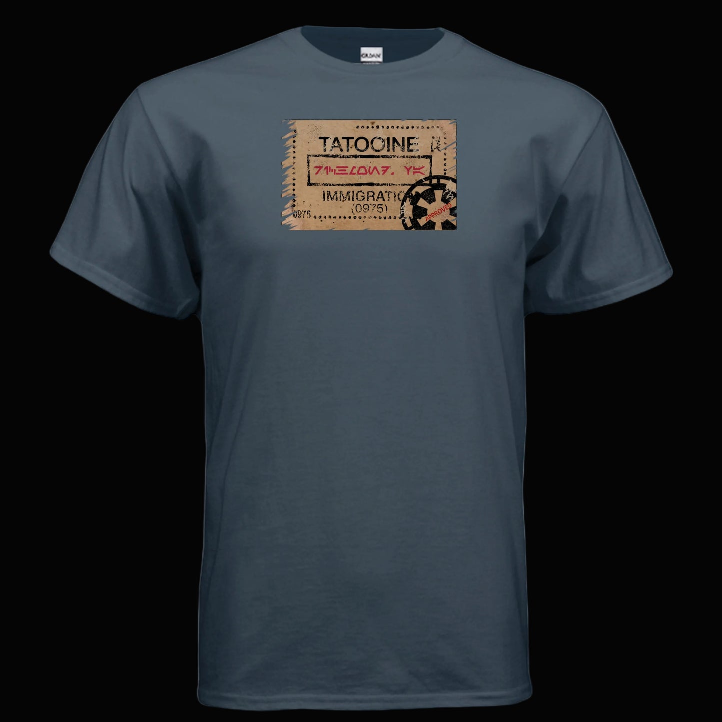 Star Wars Tatooine Passport Stamp T Shirt