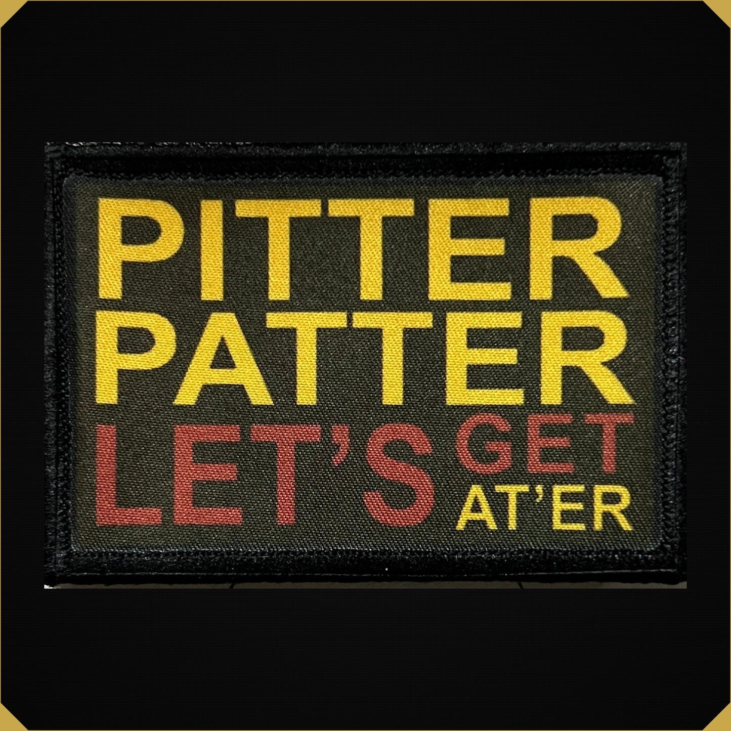 Pitter Patter Morale Patch 2x3"