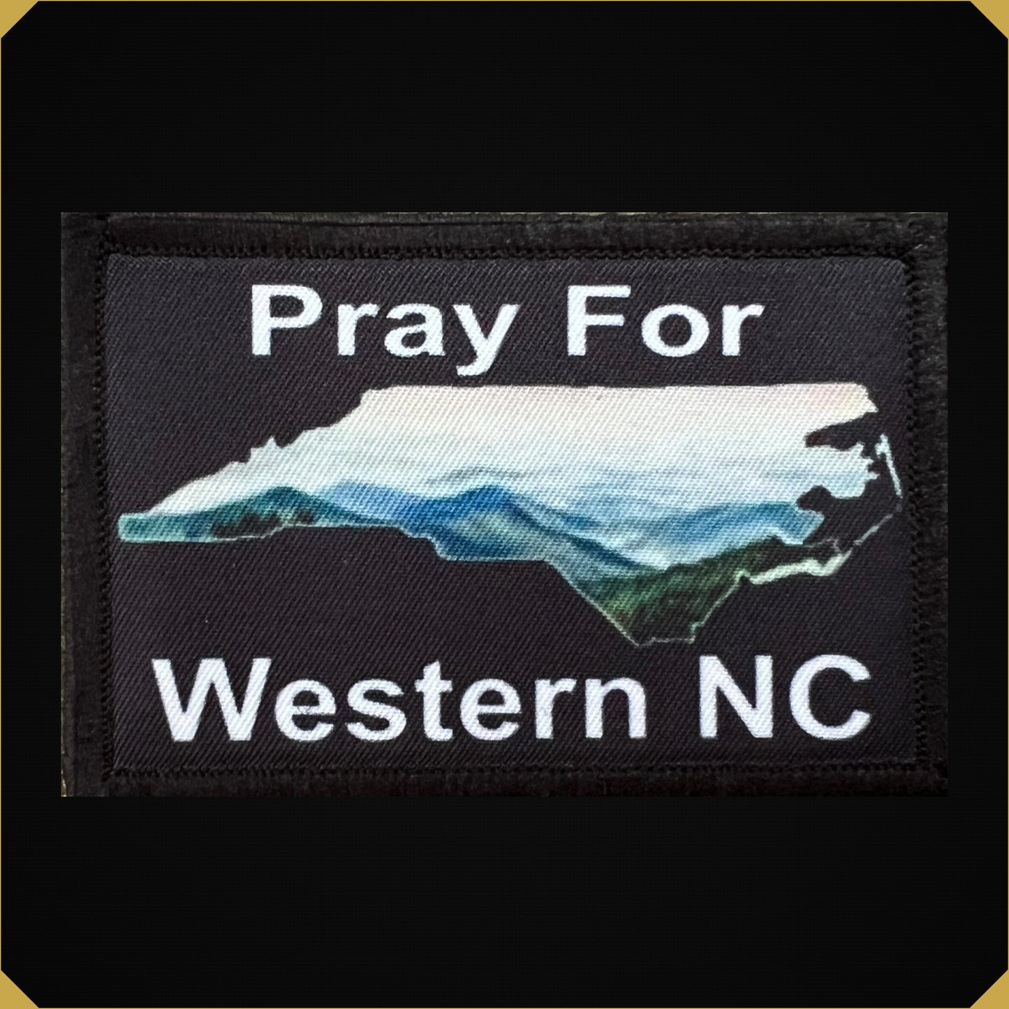 Pray for Western NC Morale Patch – Support Hurricane Relief with Every Purchase