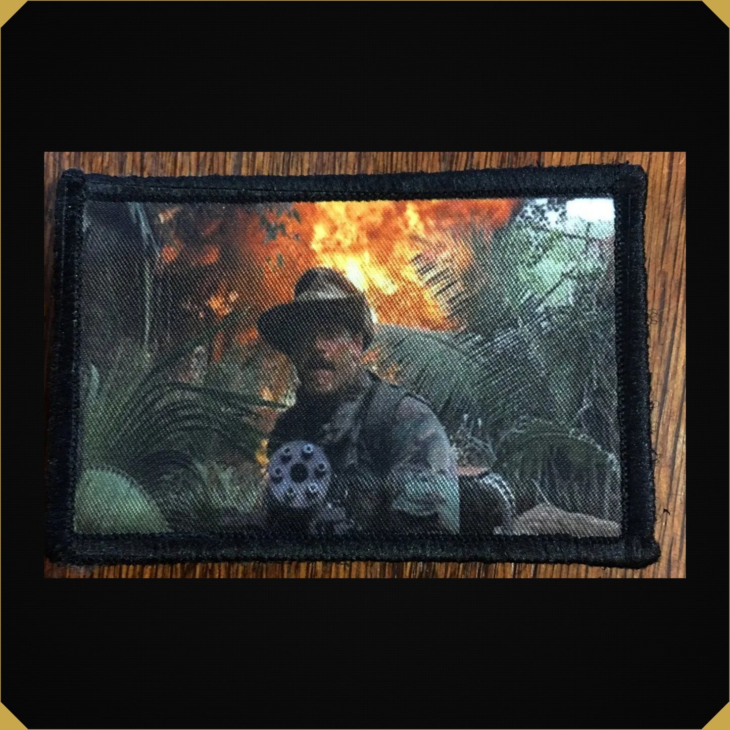 Predator Movie Mini Gun Morale patch