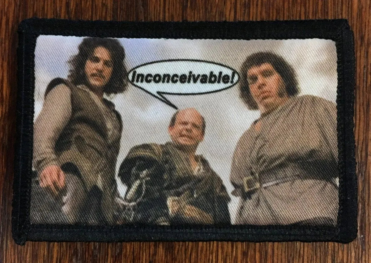 Princess Bride ' Inconceivable ' Morale Patch Morale Patches Redheaded T Shirts