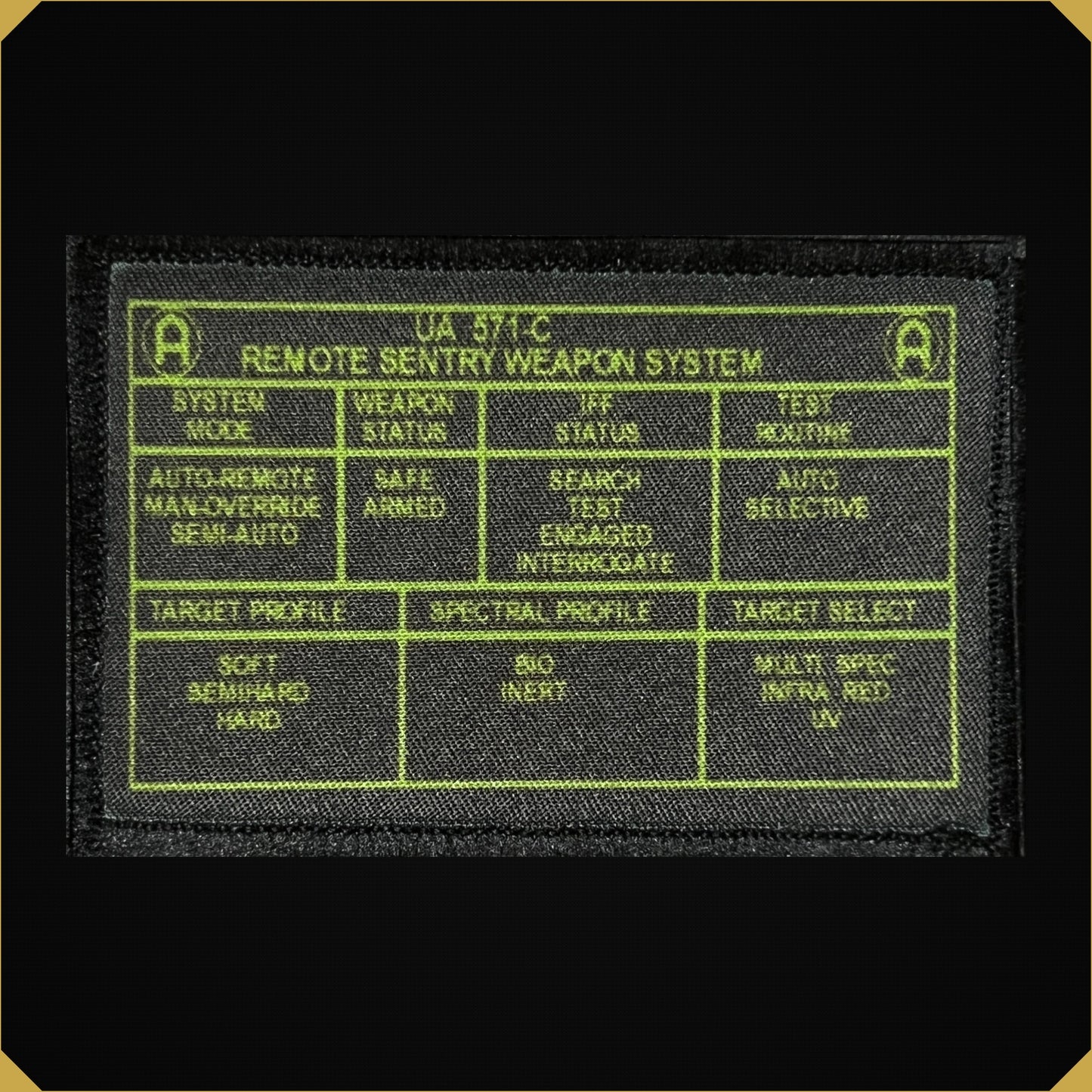 Remote Sentry Weapon System Aliens Movie Morale Patch