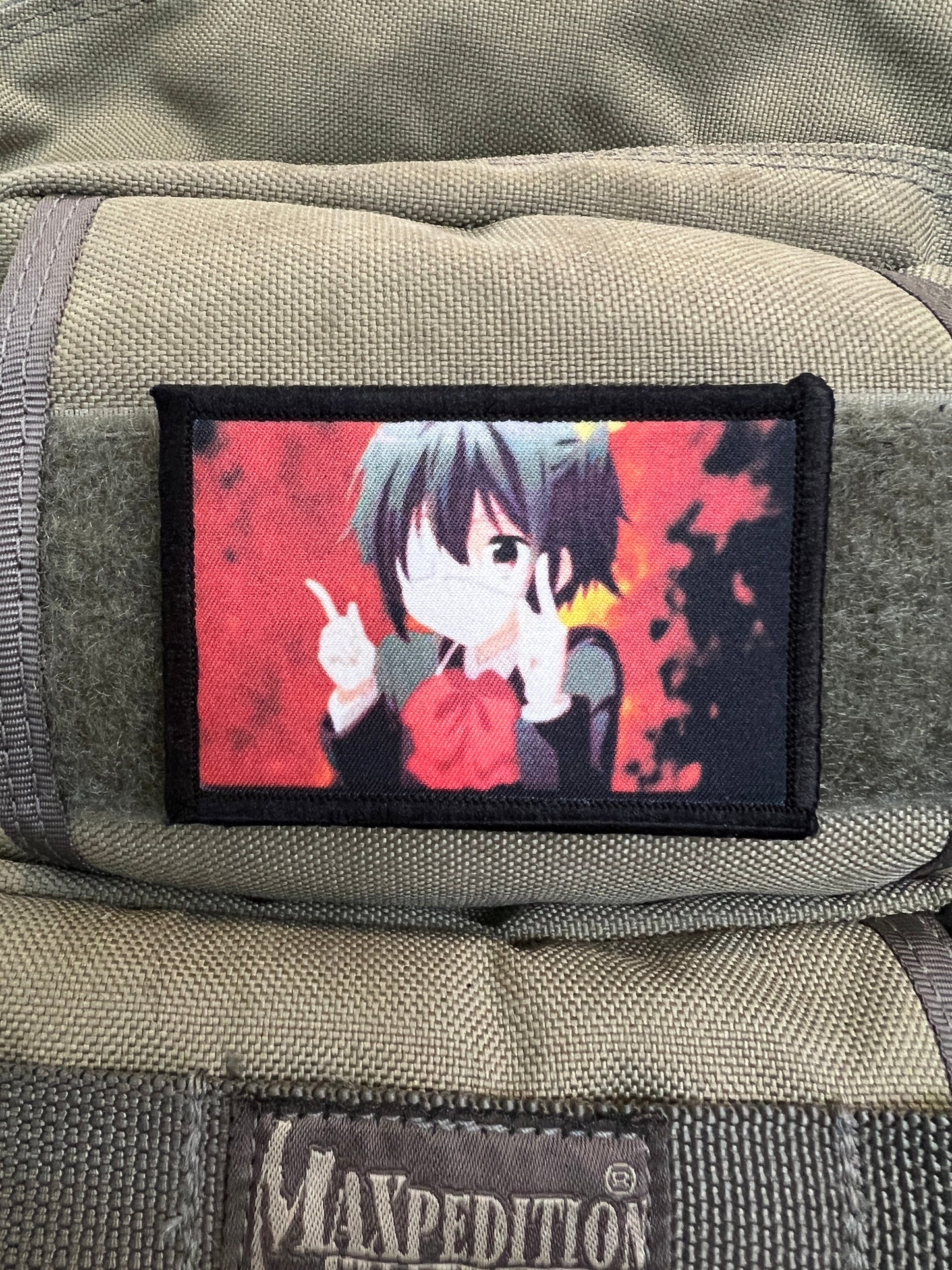 Rikka Takanashi's Finger Spin Morale Patch Morale Patches Redheaded T Shirts