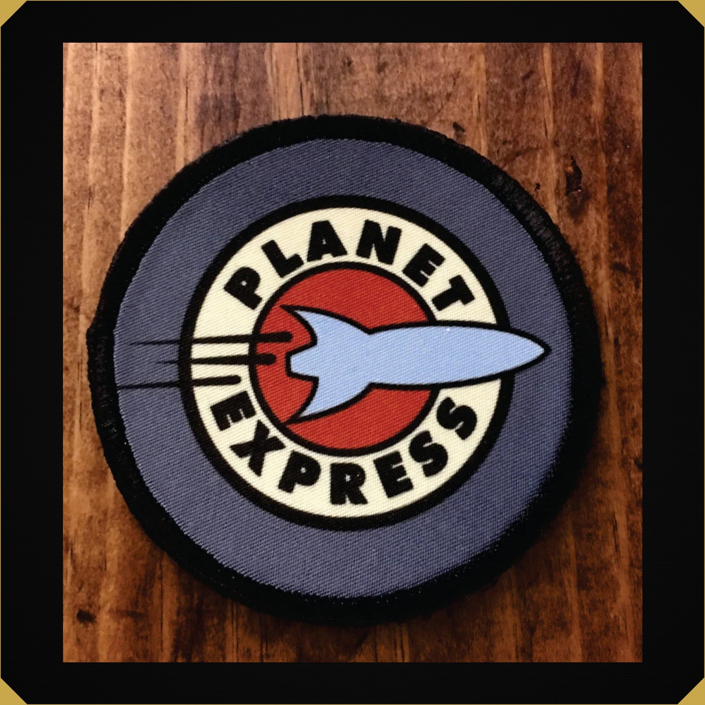 ROUND Futurama Planet Express Morale Patch