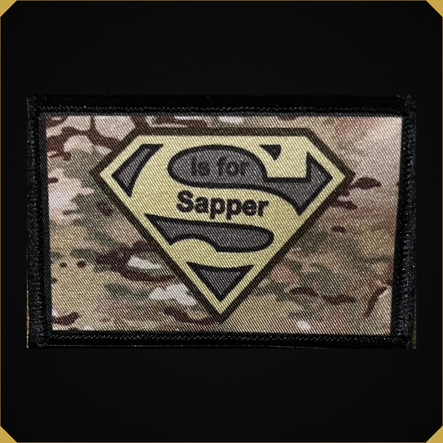 S is for Sapper Multicam Morale Patch