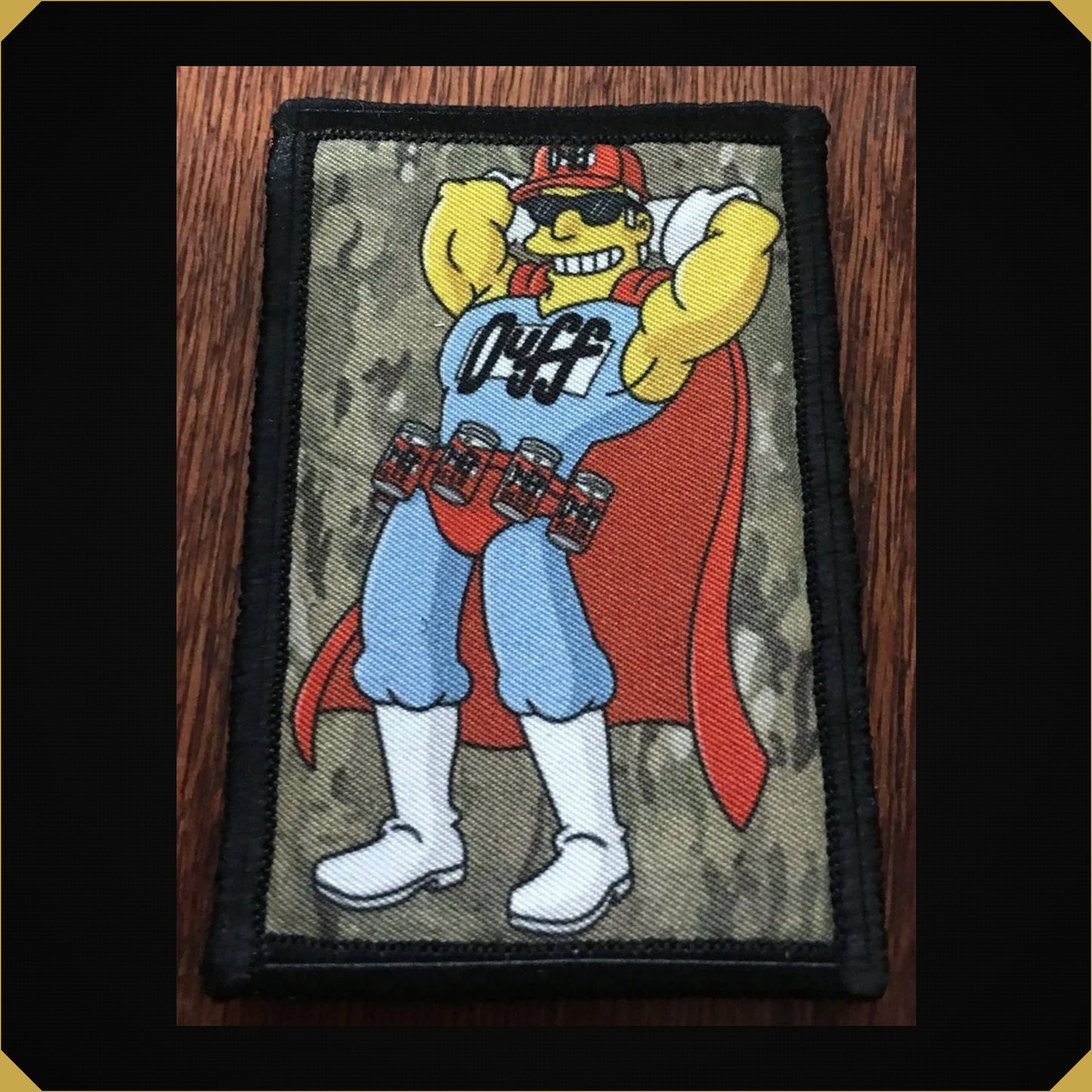 Simpsons Duff Man Morale Patch