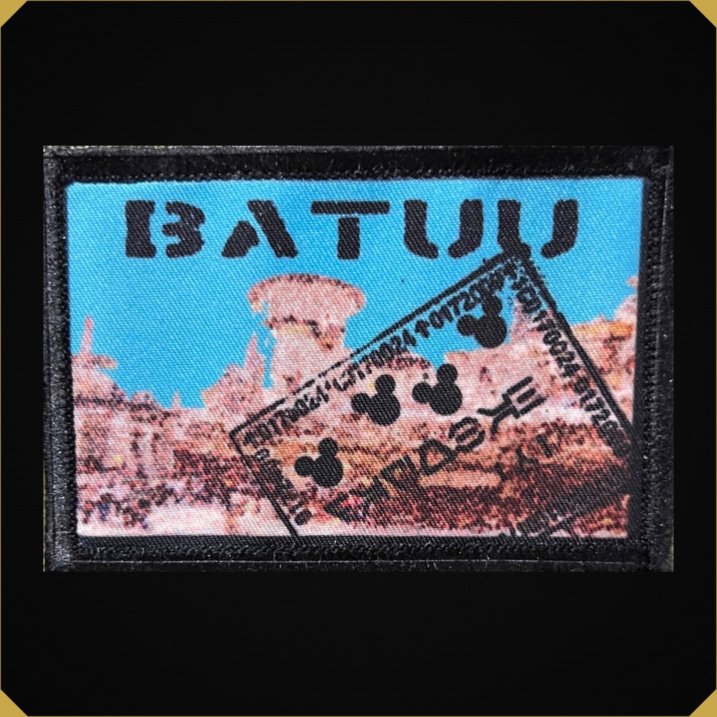 Star Wars Batuu Passport Stamp Morale Patch