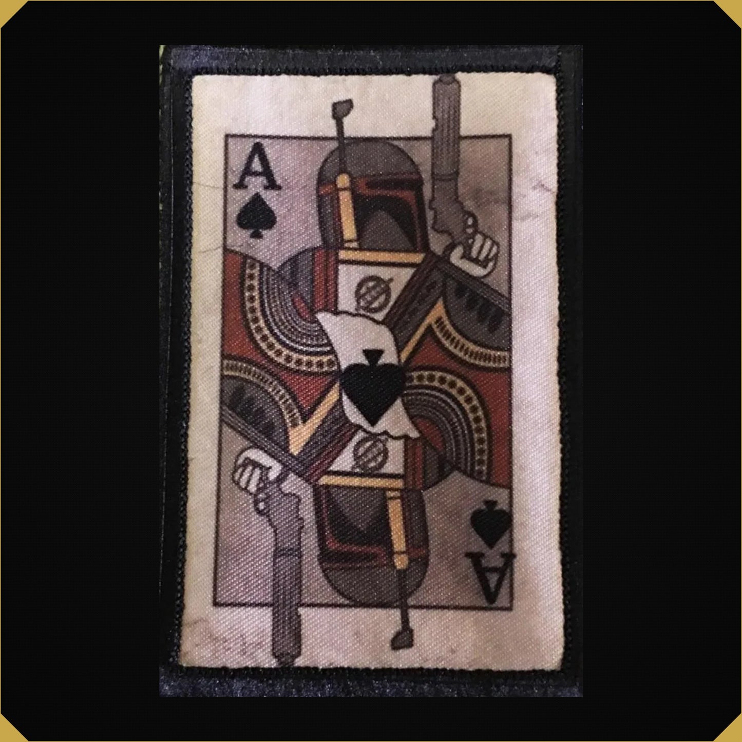 Star Wars Boba Fett Death Card Morale Patch
