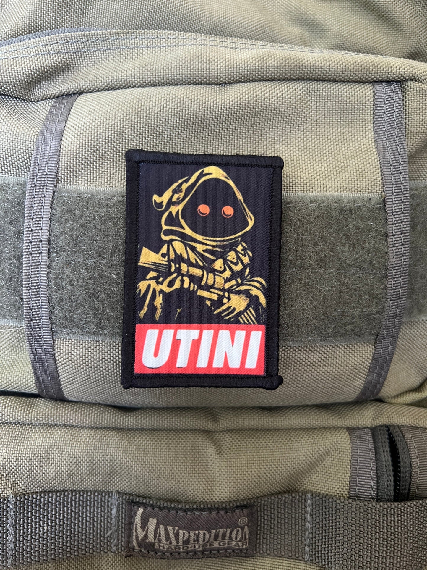 Star Wars Jawa UTINI Velcro Morale Patch