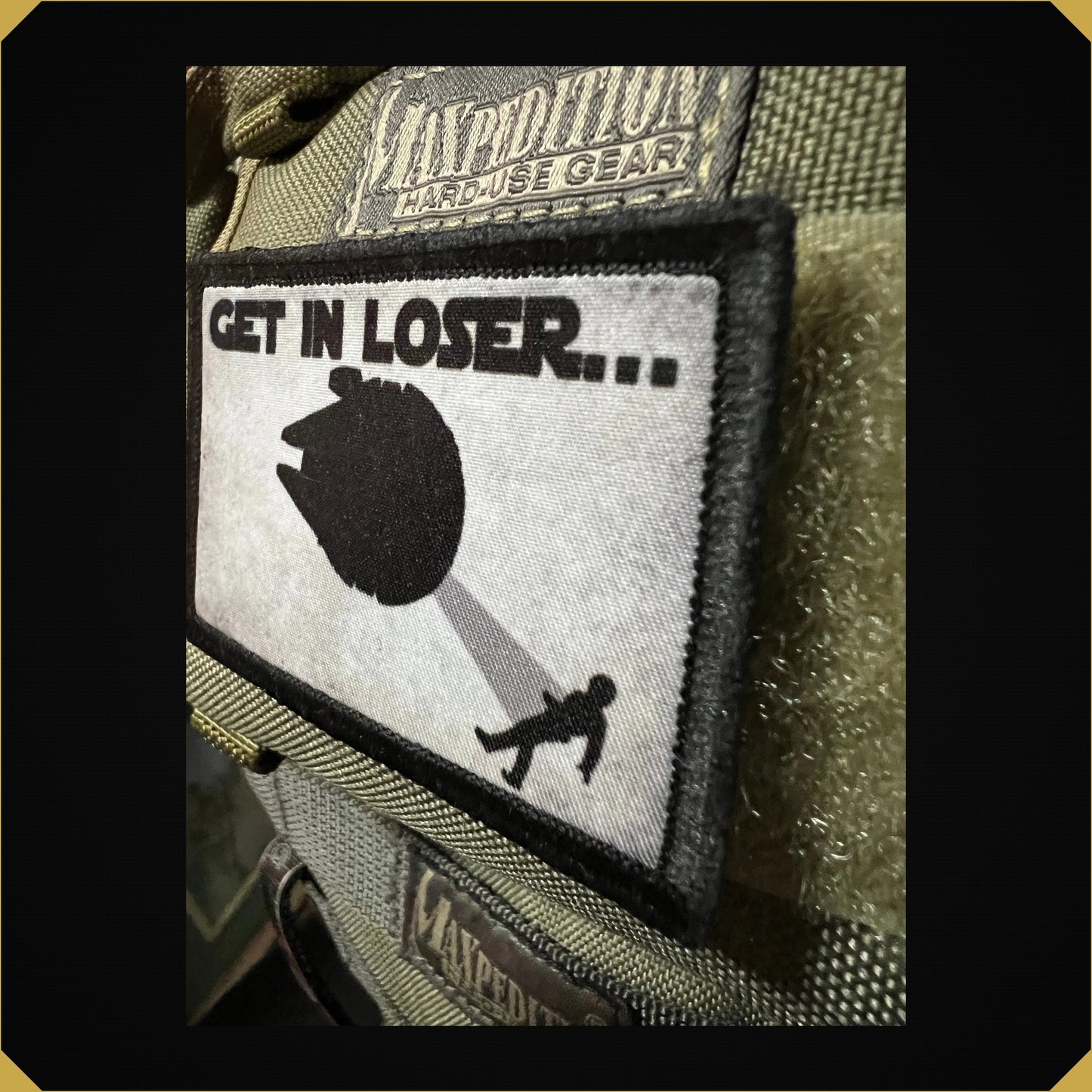 Star Wars Millennium Falcon Get In Loser Morale Patch