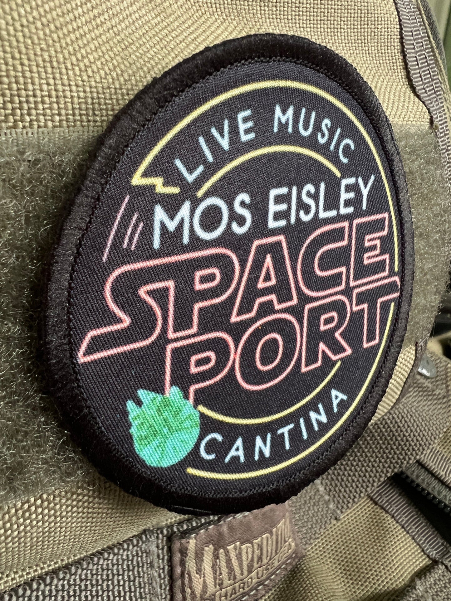 Star Wars Mos Eisely SpacePort cantina Sign Morale Patch