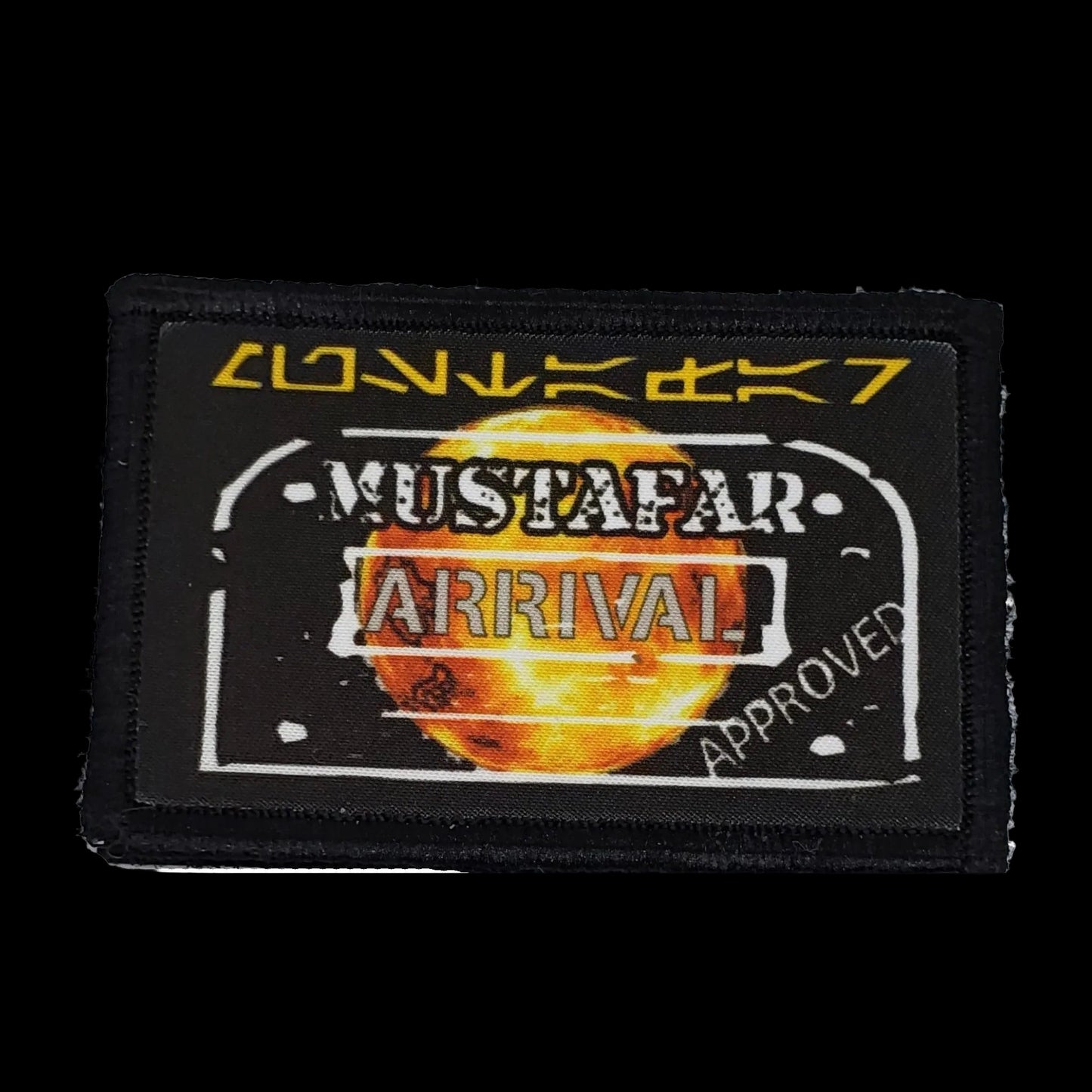 Star Wars MUSTAFAR Passport Stamp Morale Patch
