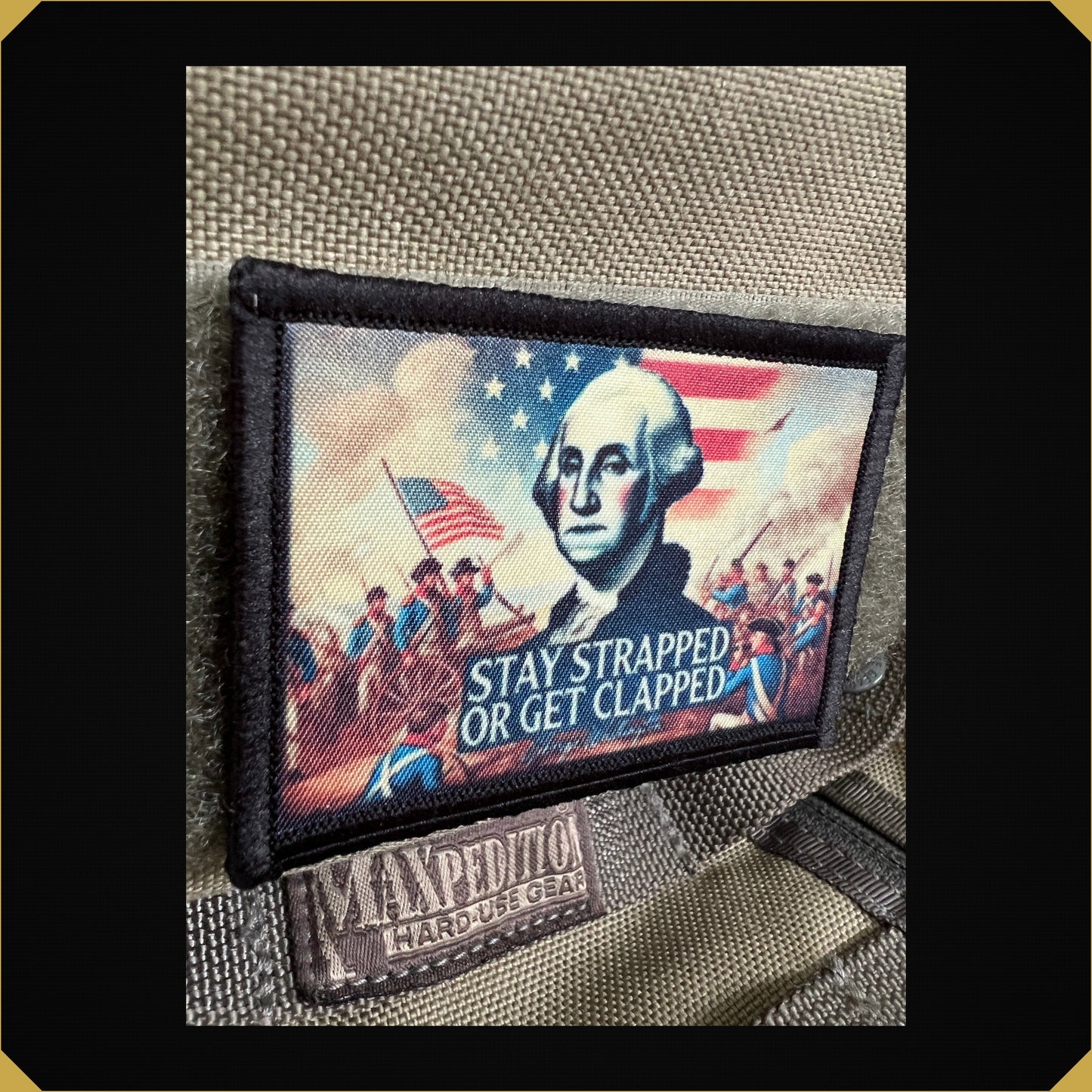 Stay Strapped or Get Clapped Morale Patch