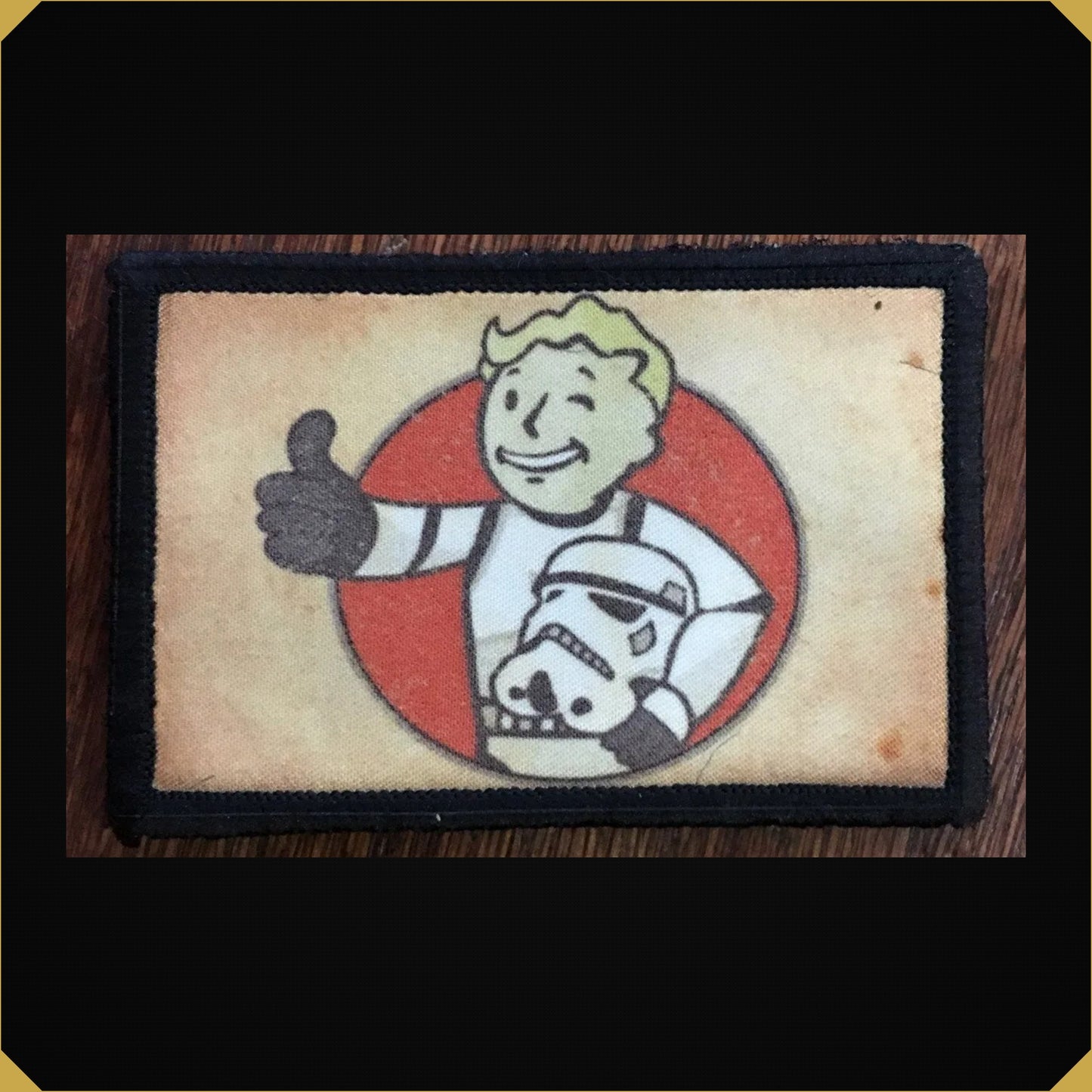 Star Wars Stormtrooper Fallout Vault Boy Morale Patch