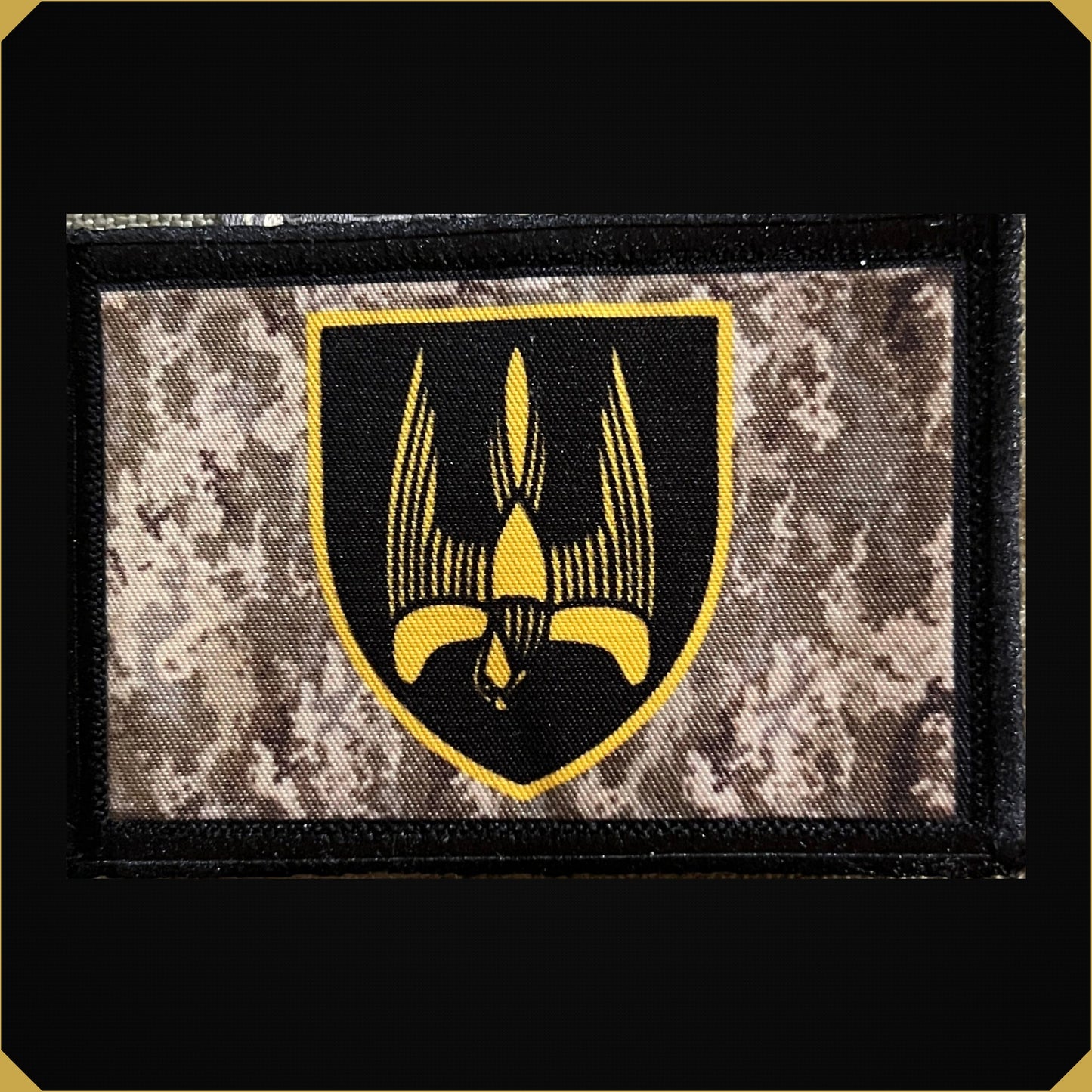 Subdued 46th Donbass Ukrainian Flag Morale Patch