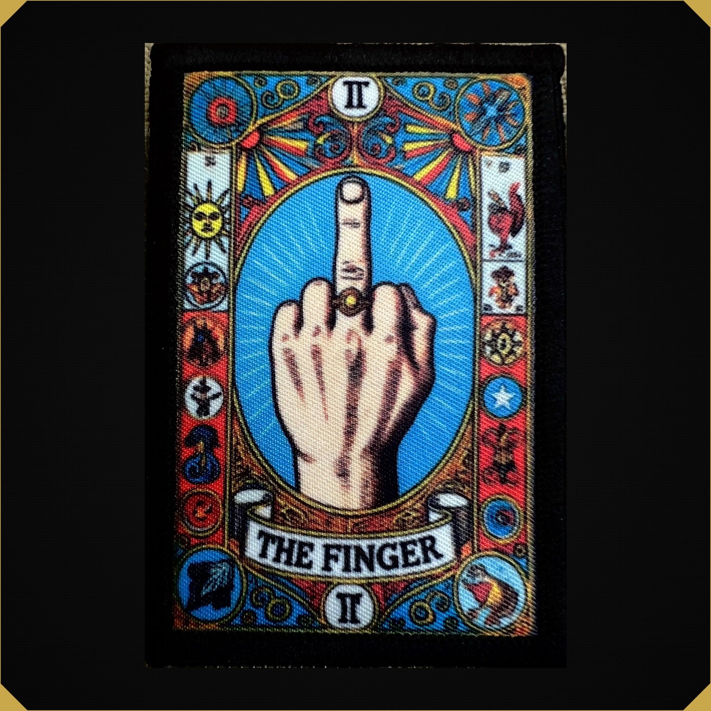 The Finger Tarot Card Morale Patch