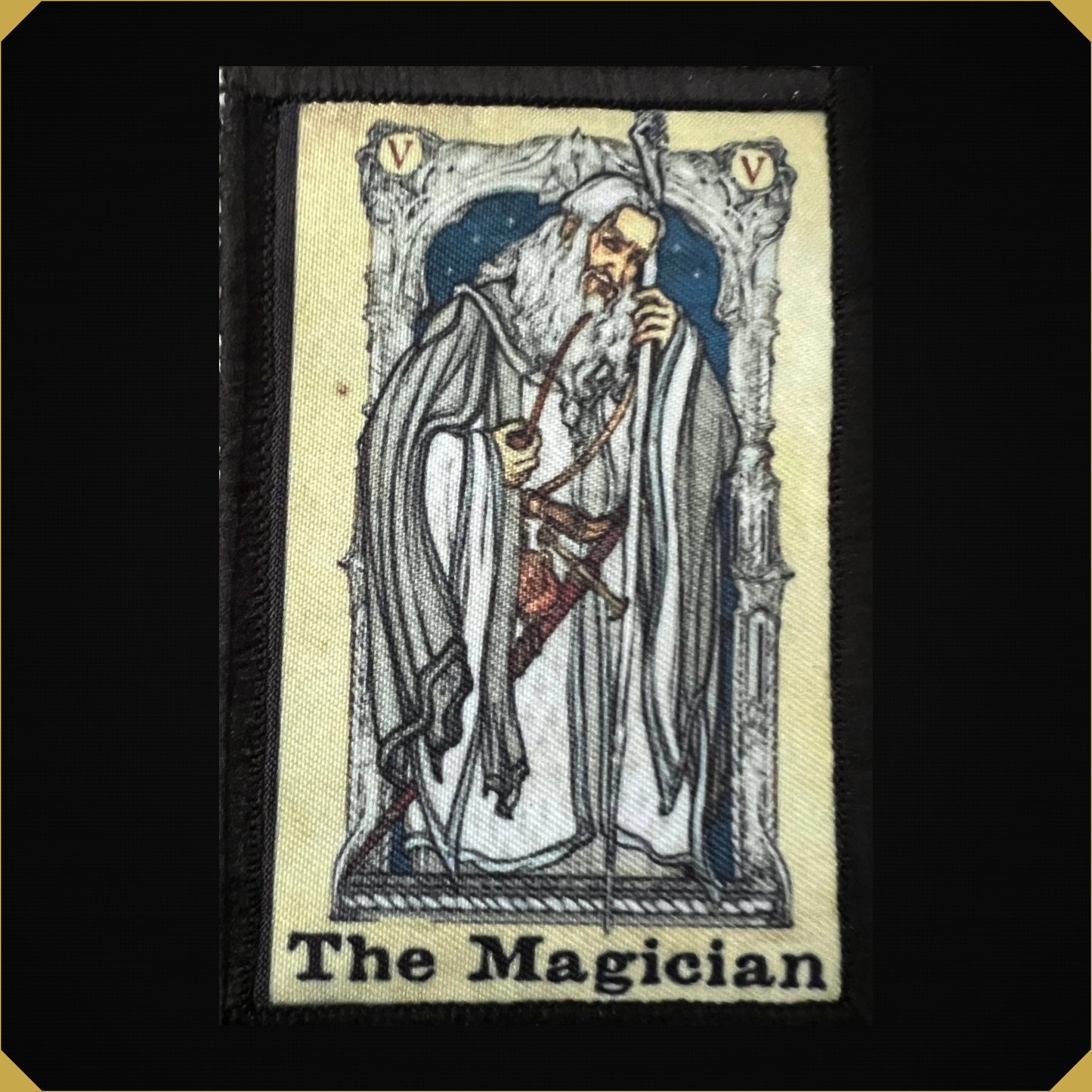 The Magician Gandalf Lord of the Rings Tarot Card morale Patch