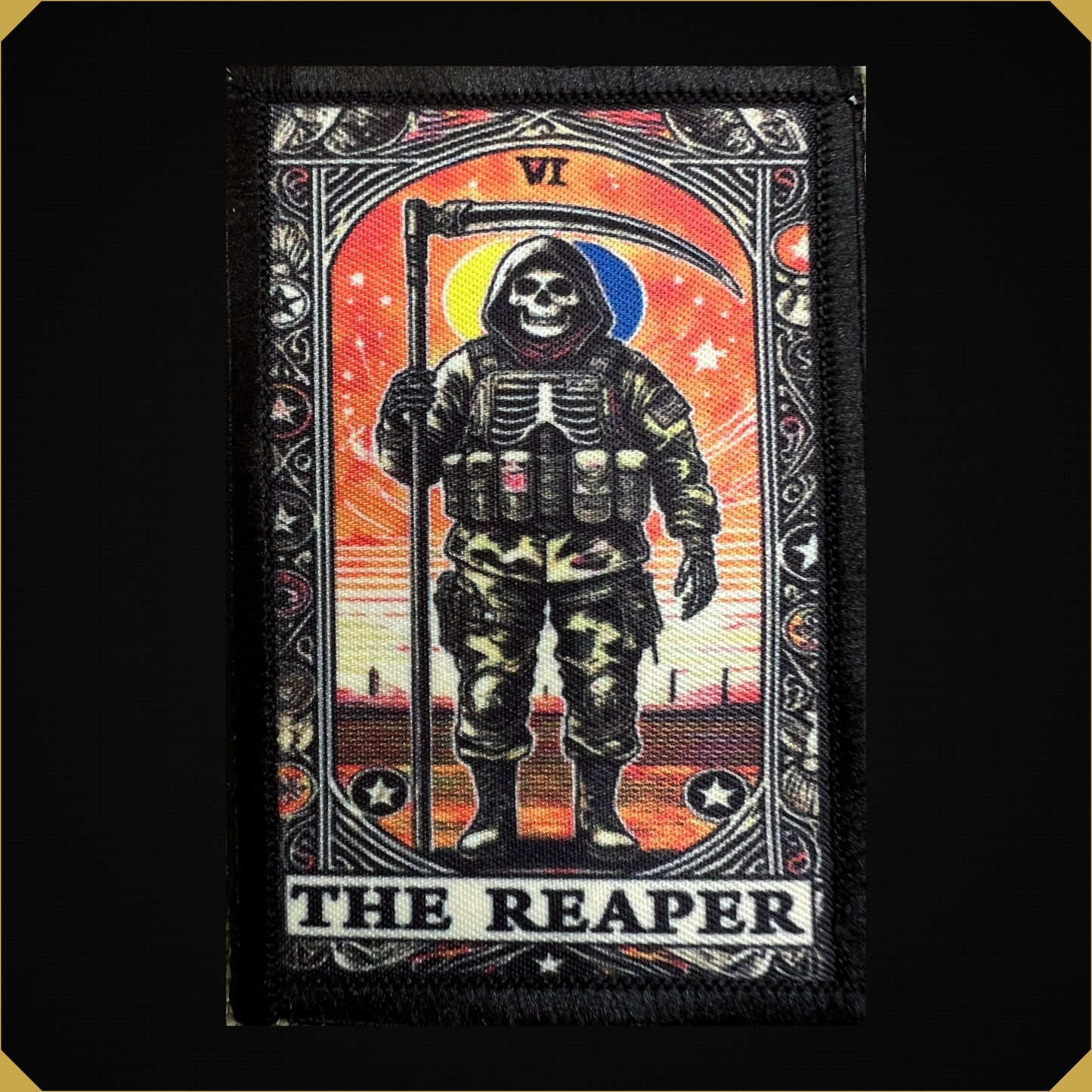 The Reaper Tactical Tarot Card Morale Patch