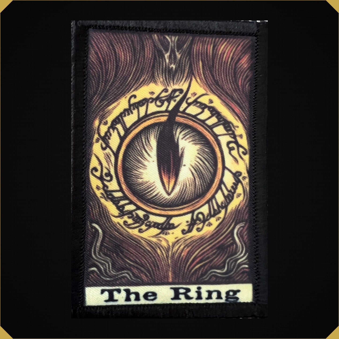The Ring Lord of the Rings Tarot Card morale Patch