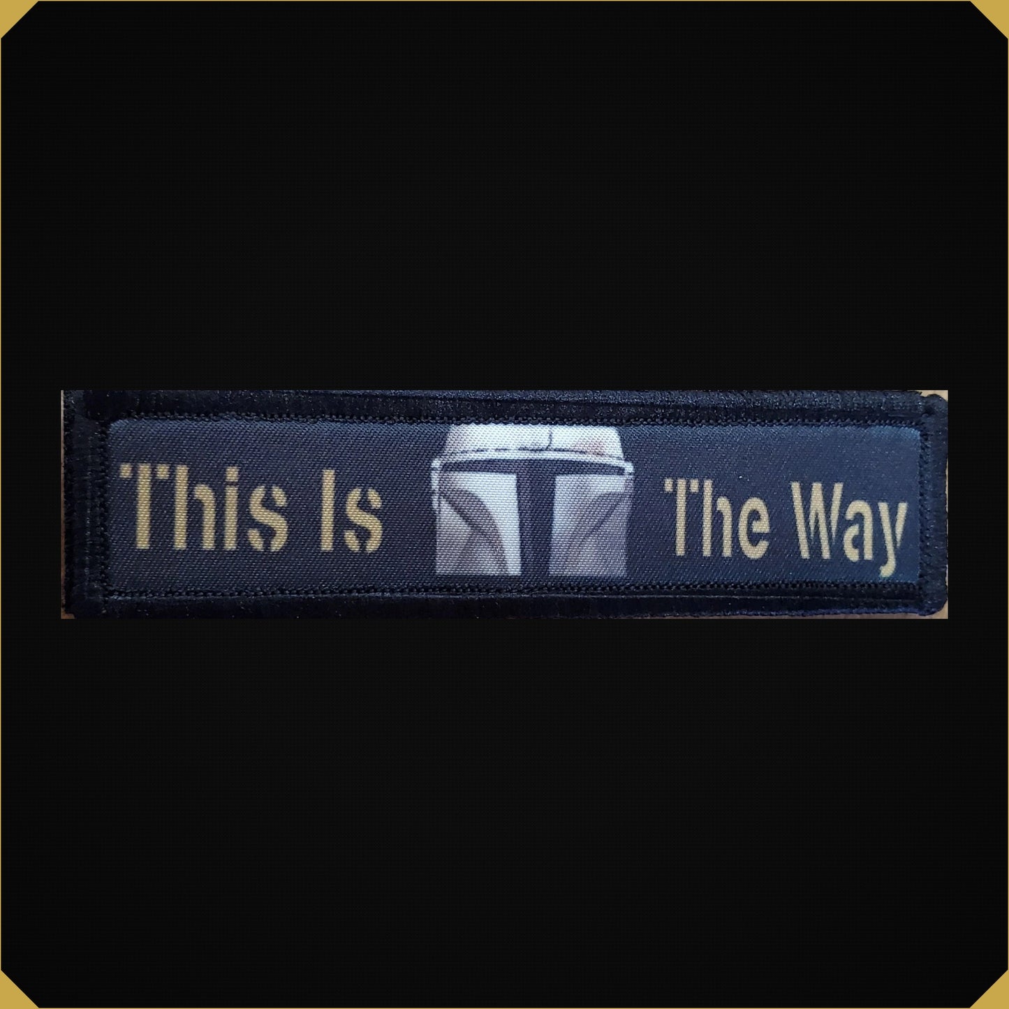 This is the Way Mandalorian 1x4" Morale Patch