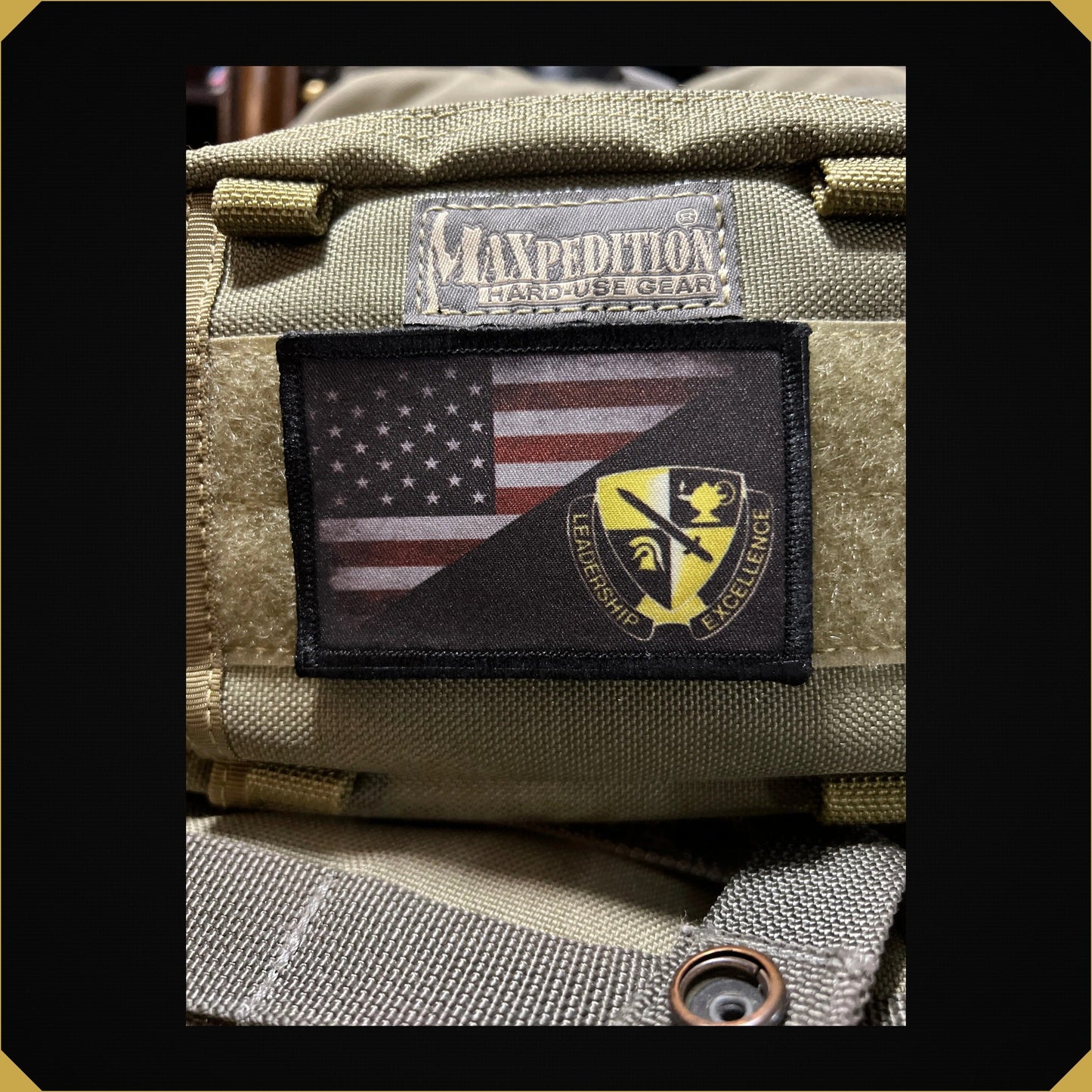 ARMY ROTC /USA Flag Morale Patch