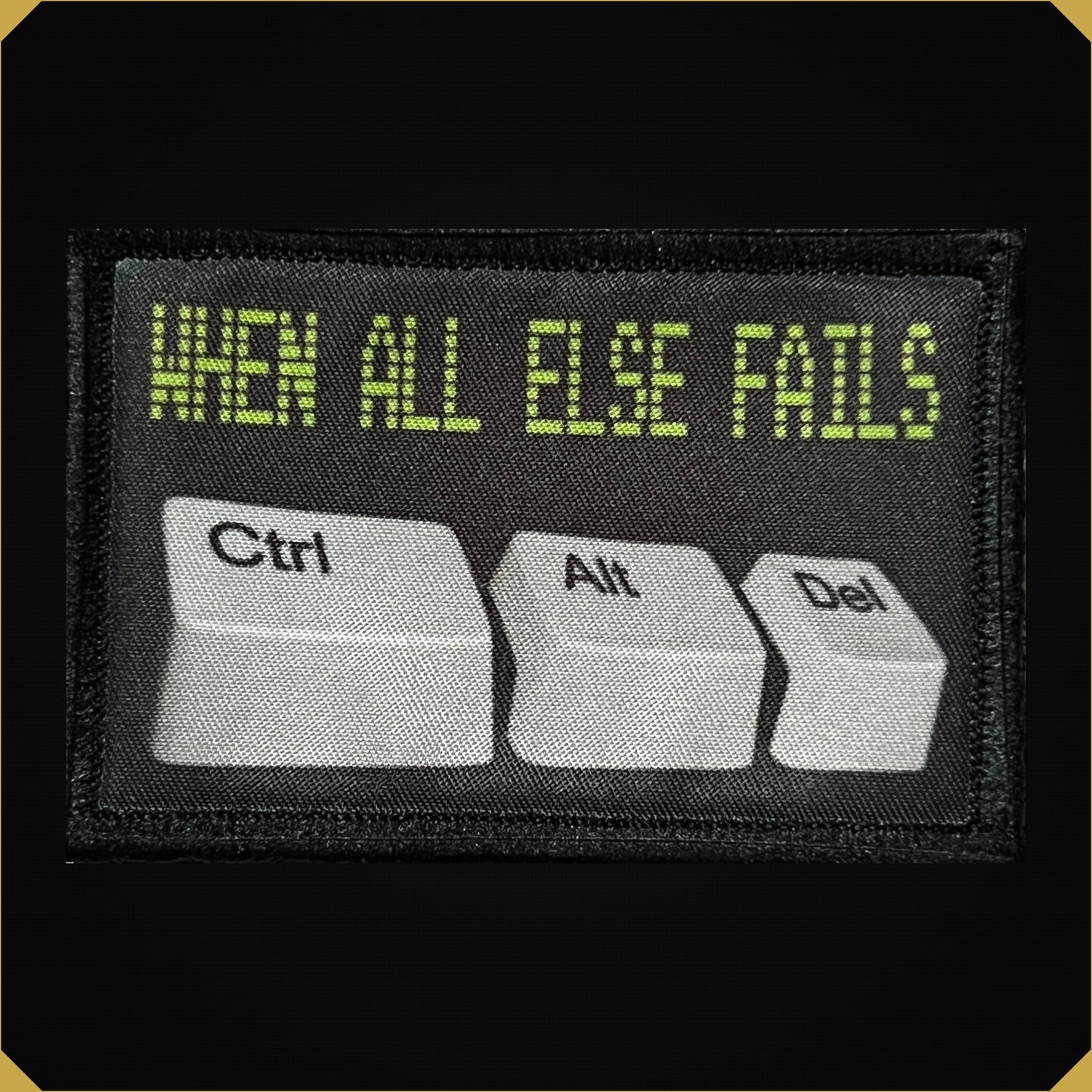 When All Else Fails Ctrl + Alt + Del Morale Patch
