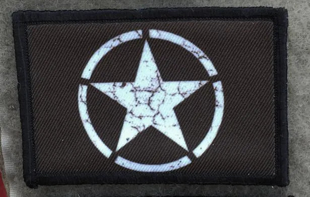 WWII US STAR Morale Patch Morale Patches Redheaded T Shirts