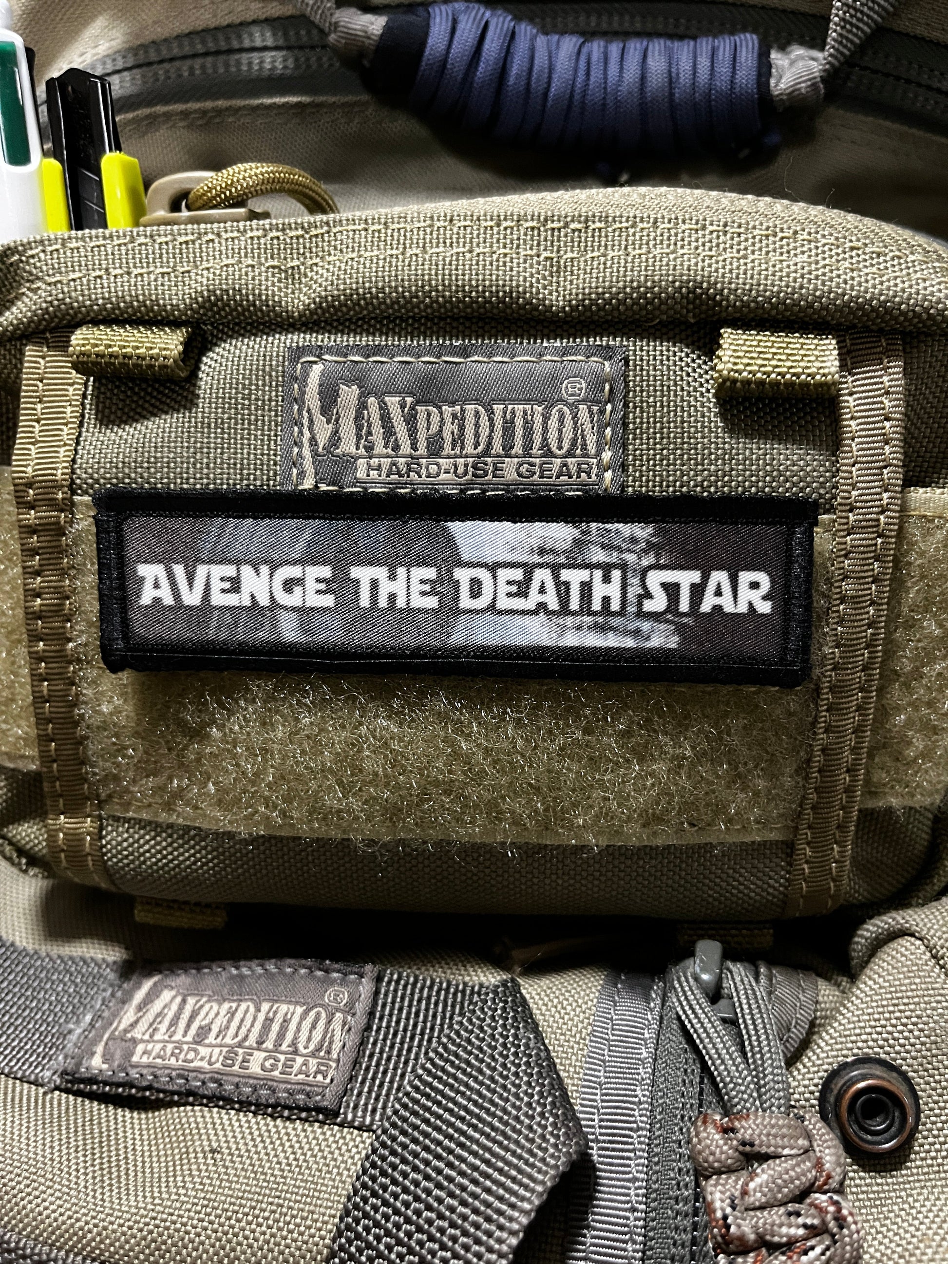1x4 Avenge the Death Star Morale Patch Morale Patches Redheaded T Shirts