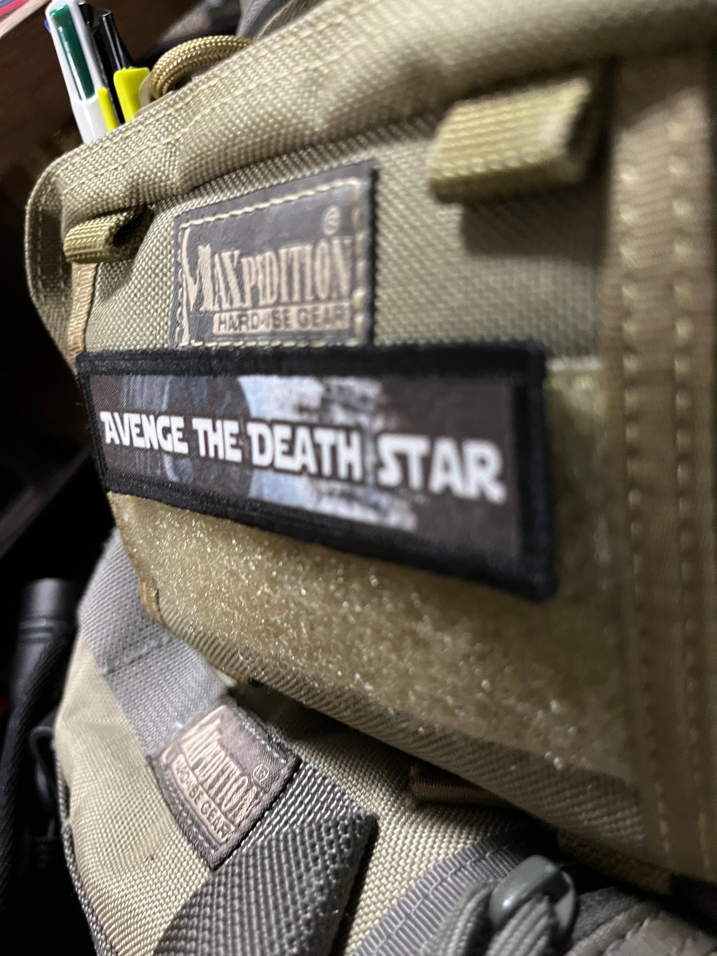 1x4 Avenge the Death Star Morale Patch Morale Patches Redheaded T Shirts