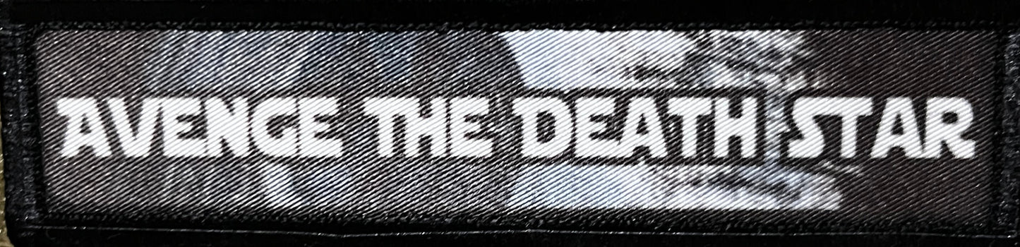 1x4 Avenge the Death Star Morale Patch Morale Patches Redheaded T Shirts