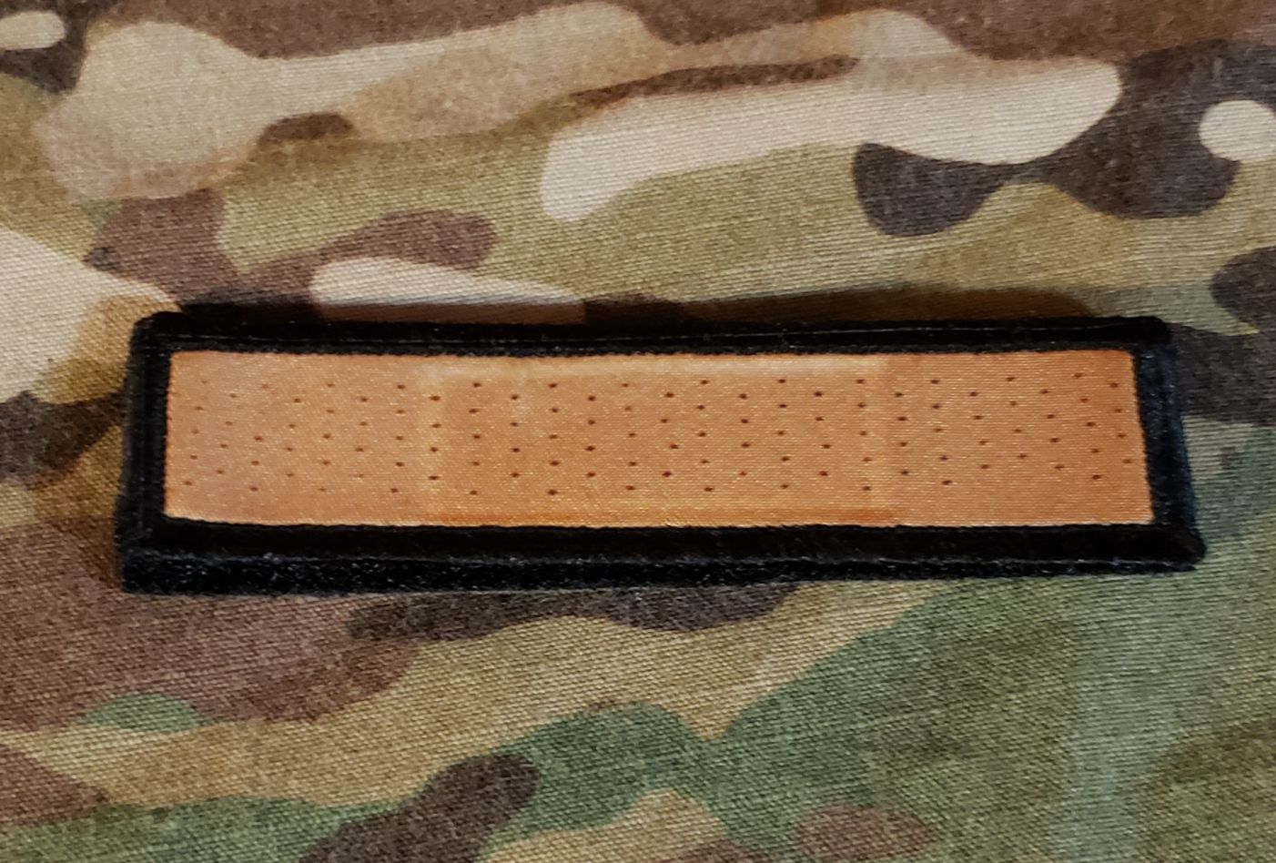 1x4 Band Aid Velcro Morale Patch Morale Patches Redheaded T Shirts