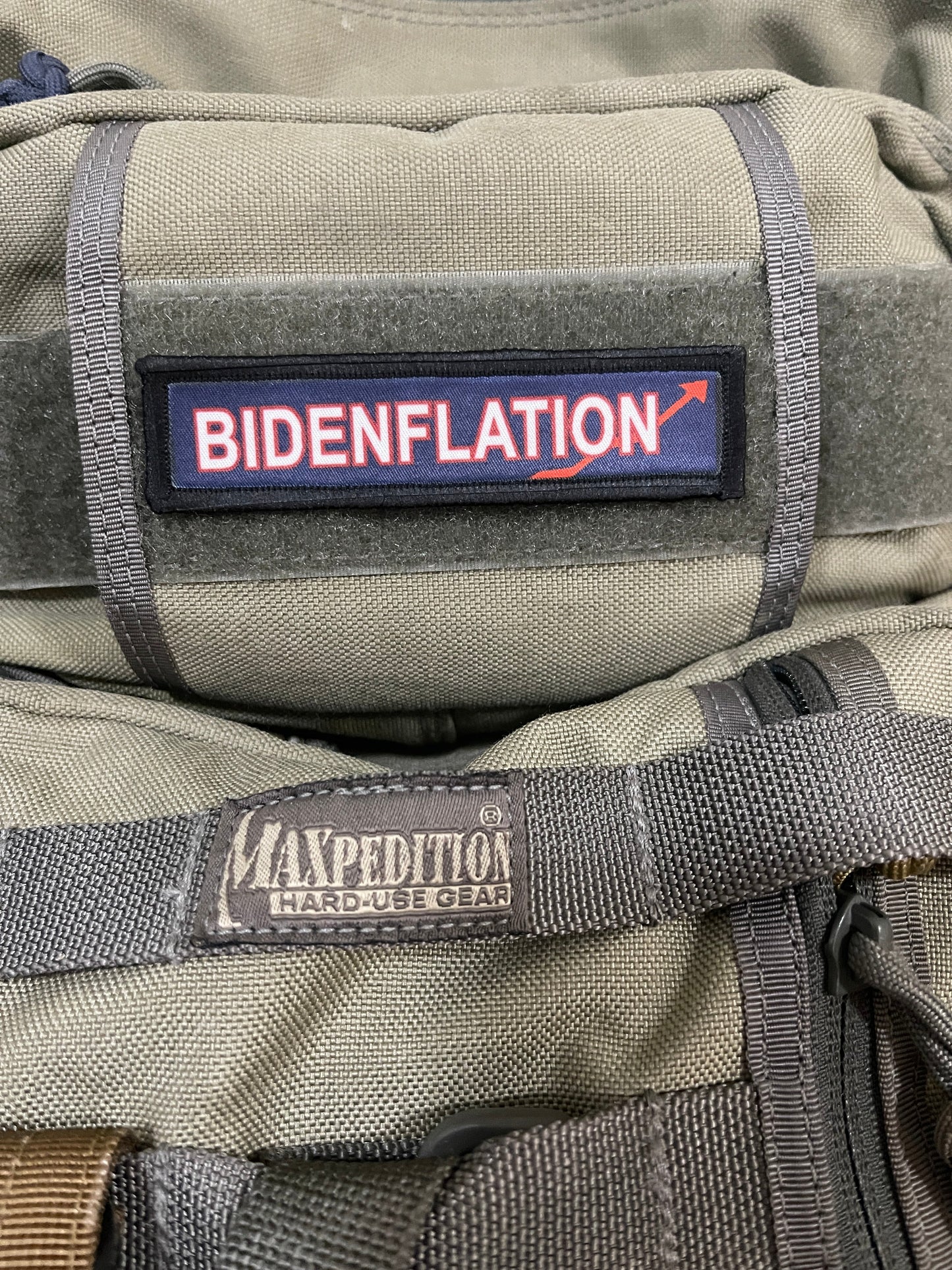 1x4 Bidenflation Morale Patch Morale Patches Redheaded T Shirts
