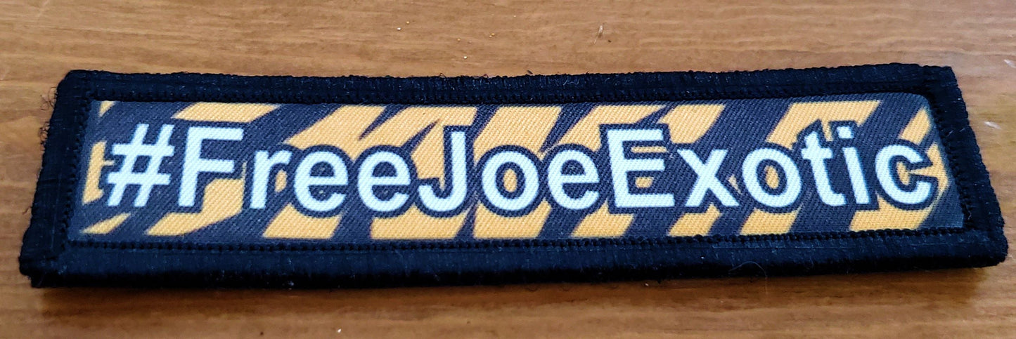 1x4 Free Joe Exotic Tiger King Morale Patch Morale Patches Redheaded T Shirts