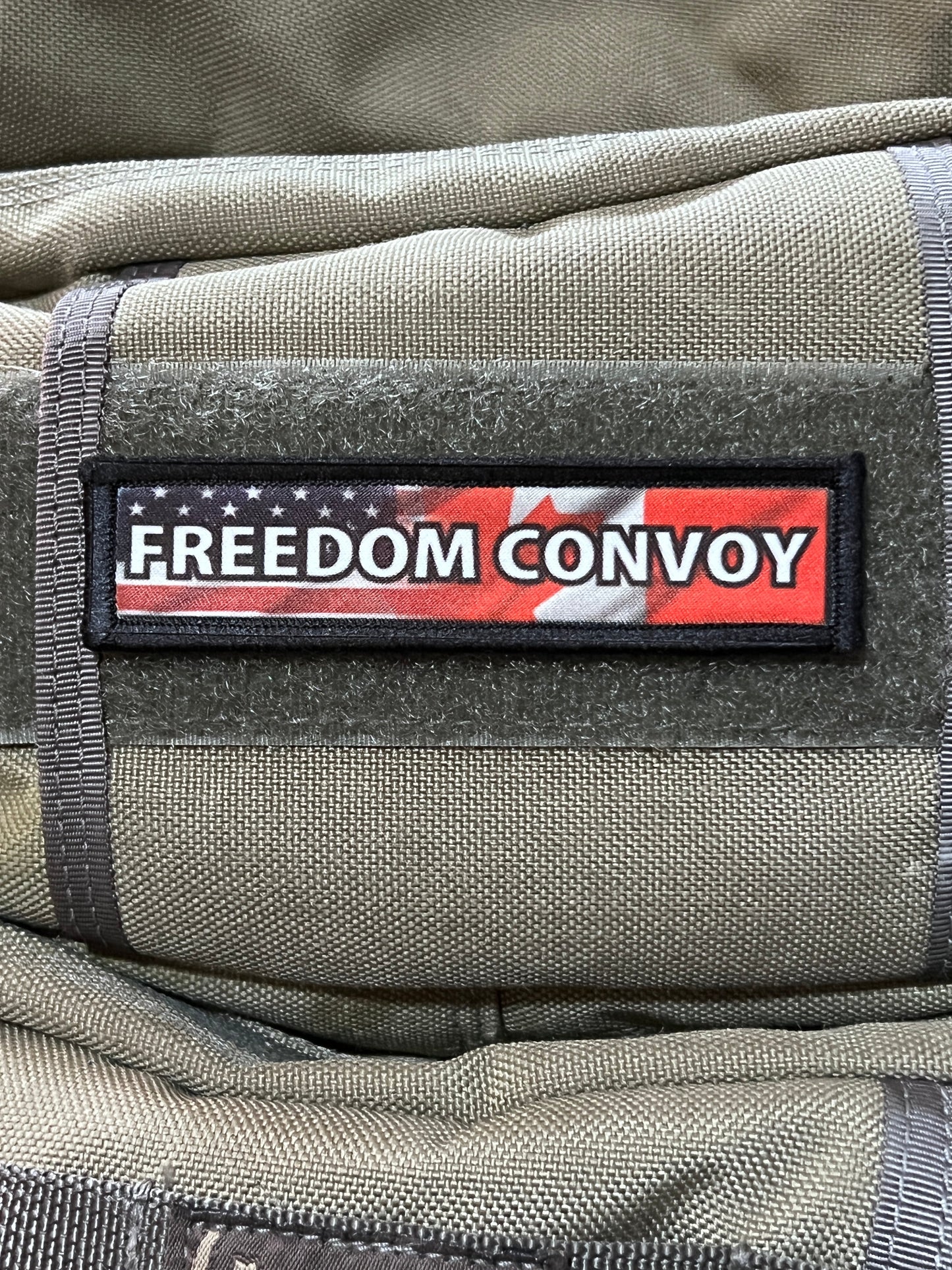 1x4 Freedom Convoy Morale Patch Morale Patches Redheaded T Shirts