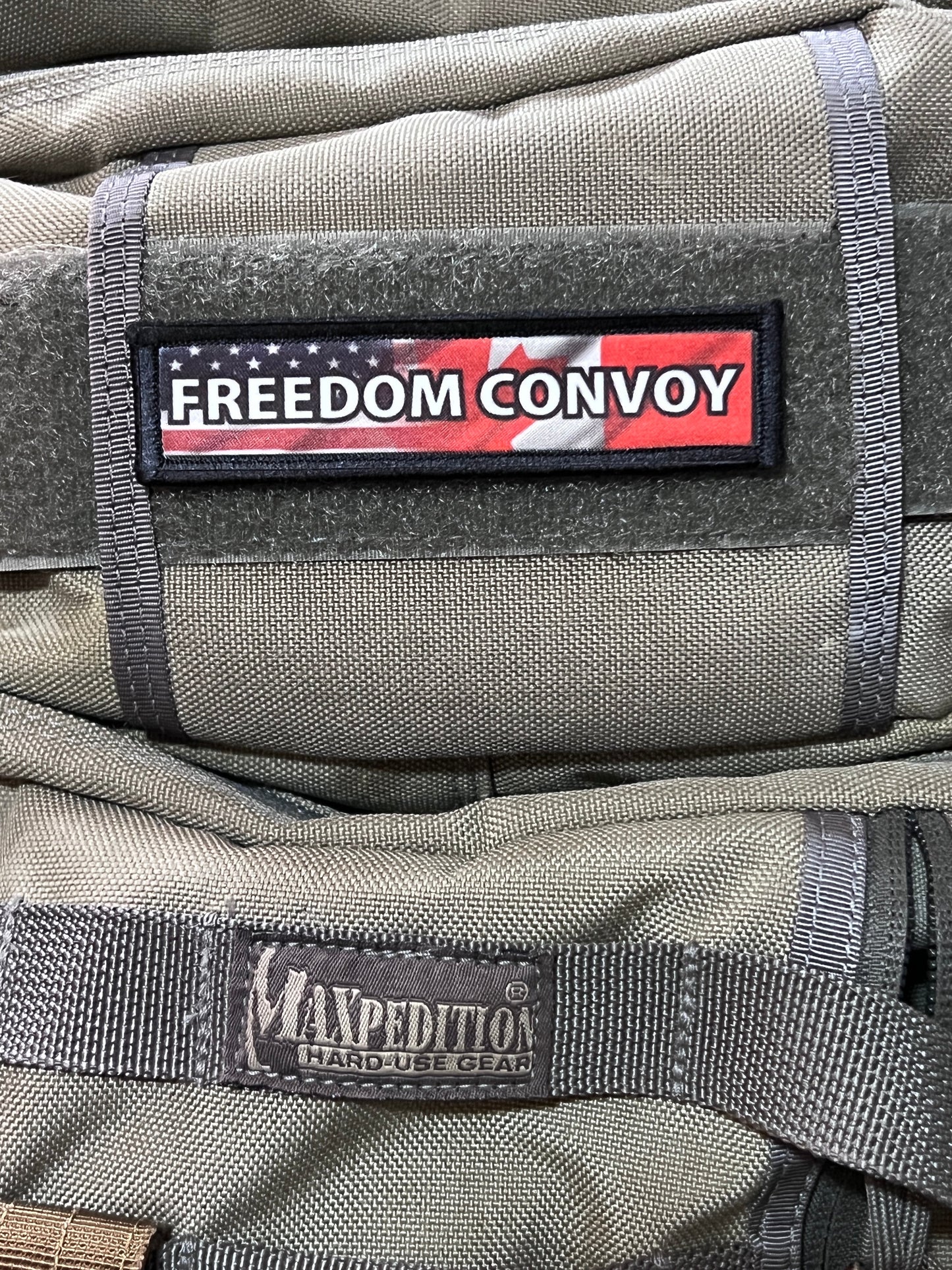 1x4 Freedom Convoy Morale Patch Morale Patches Redheaded T Shirts