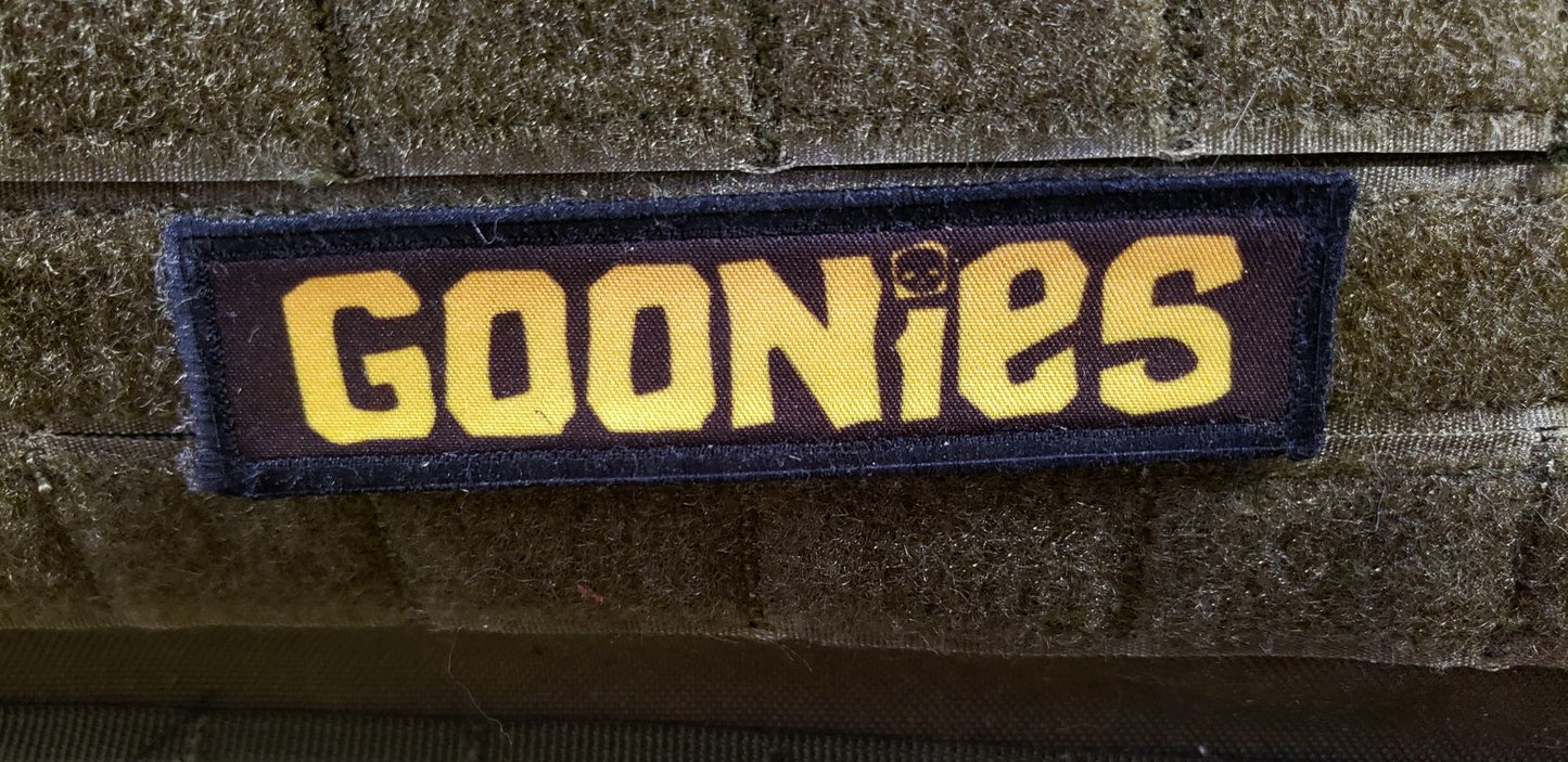 1x4 Goonies Movie Morale Patch Morale Patches Redheaded T Shirts