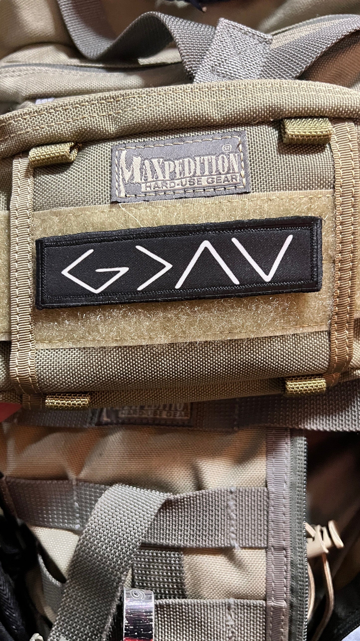 1x4 Greater Than The Highs and Lows Morale Patch Morale Patches Redheaded T Shirts