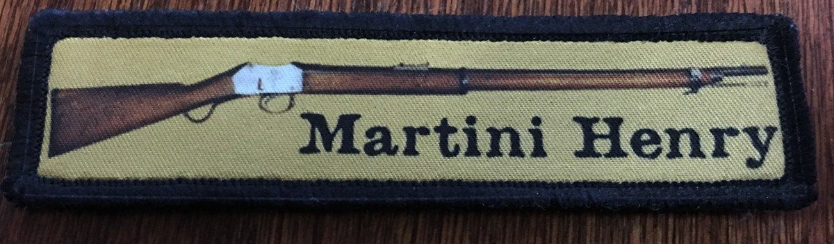 1x4 Martini Henry Rifle Morale Patch Morale Patches Redheaded T Shirts