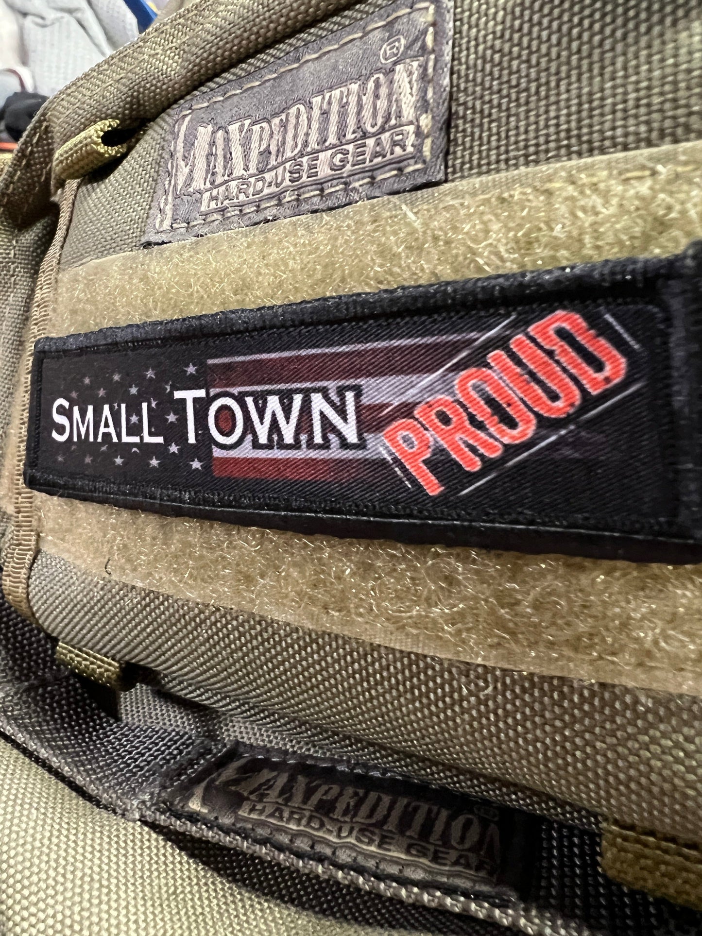 1x4" Small Town Proud Morale Patch Morale Patches Redheaded T Shirts
