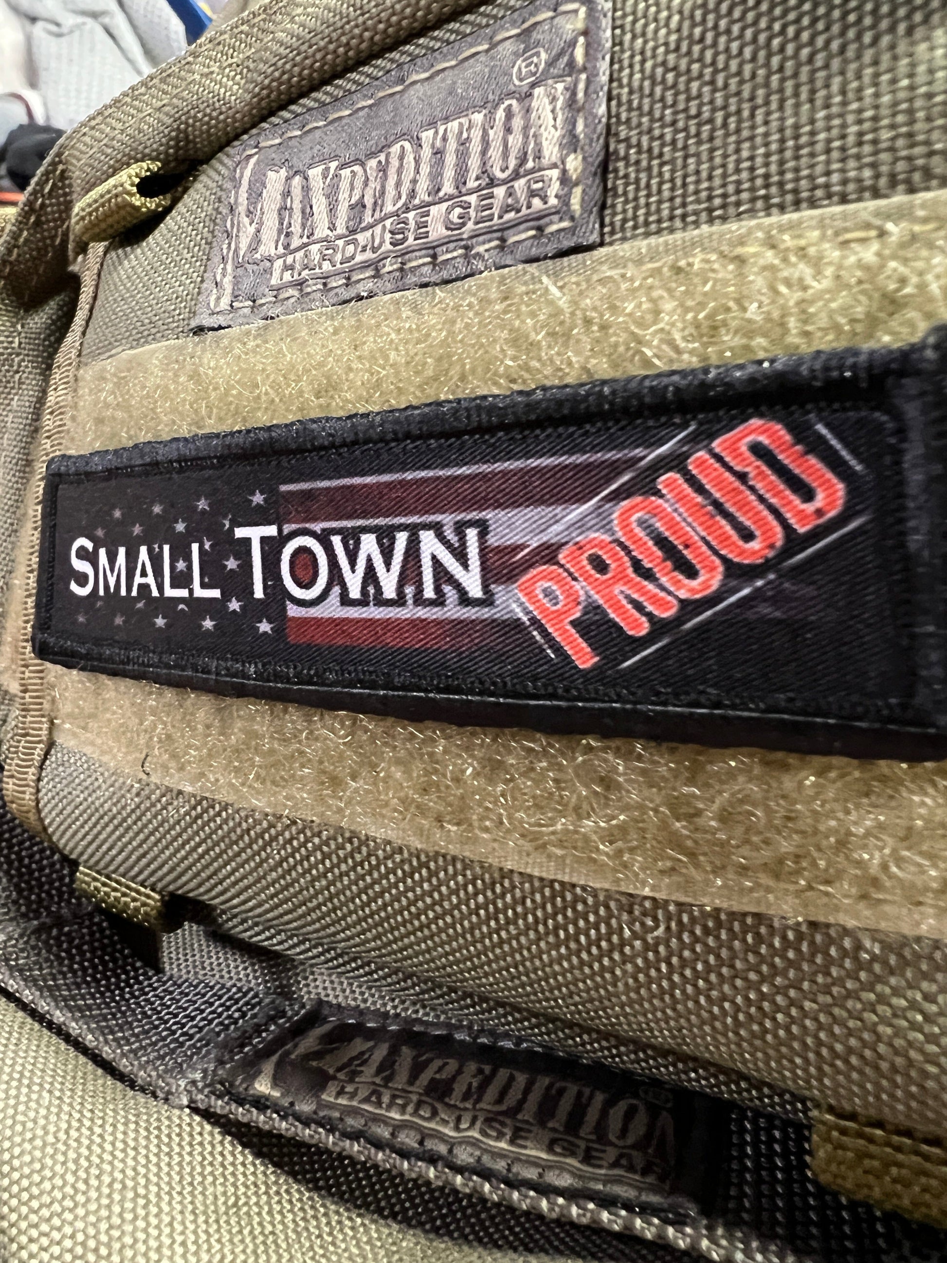1x4" Small Town Proud Morale Patch Morale Patches Redheaded T Shirts