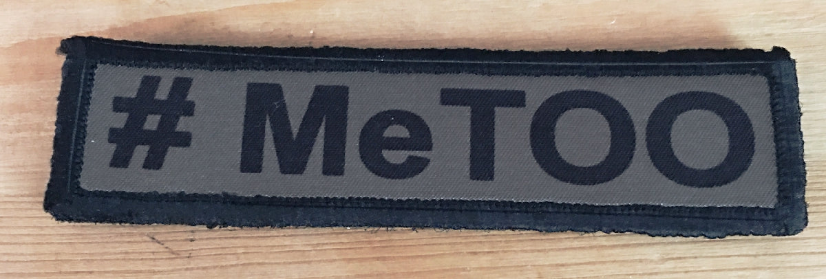 1x4 Tactical #MeToo Morale Patch Morale Patches Redheaded T Shirts
