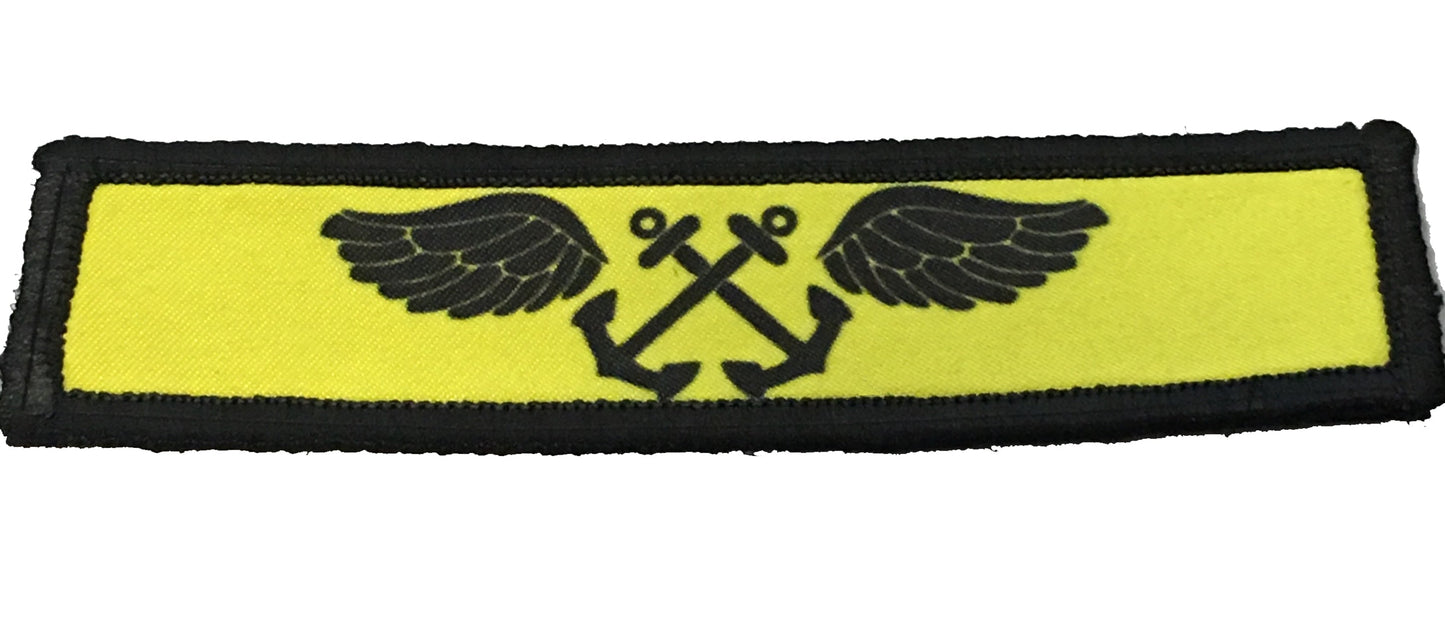 1x4 Yellow Shirt Boatswain's Mate Morale Patch Morale Patches Redheaded T Shirts