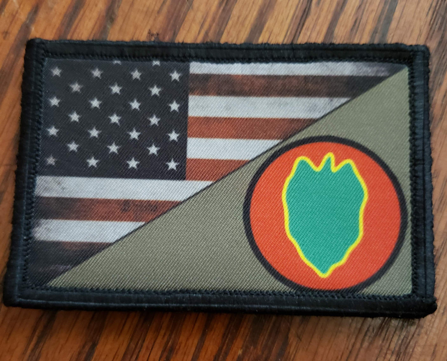 24th infantry Division Morale Patch Morale Patches Redheaded T Shirts