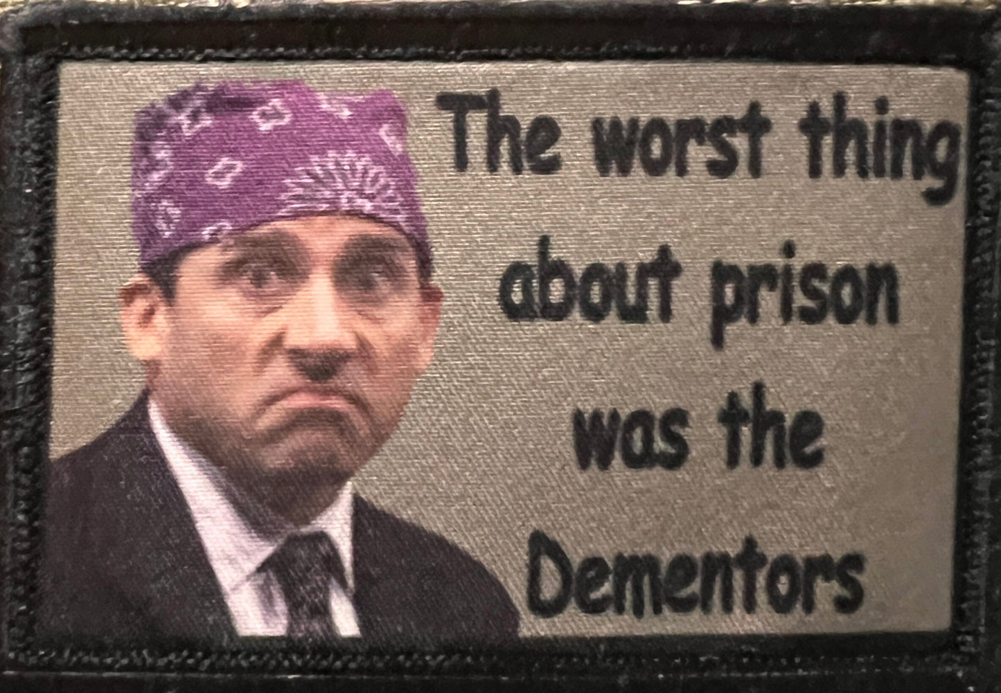 2x3 The Office Prison Mike Dementors Morale Patch Morale Patches Redheaded T Shirts