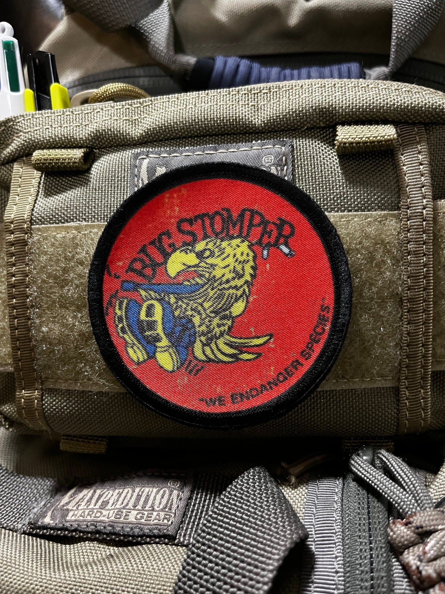 3" Bug Stomper Morale Patch Morale Patches Redheaded T Shirts 