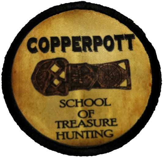 3" Copperpott School of Treasure Hunting Morale Patch Morale Patches Redheaded T Shirts
