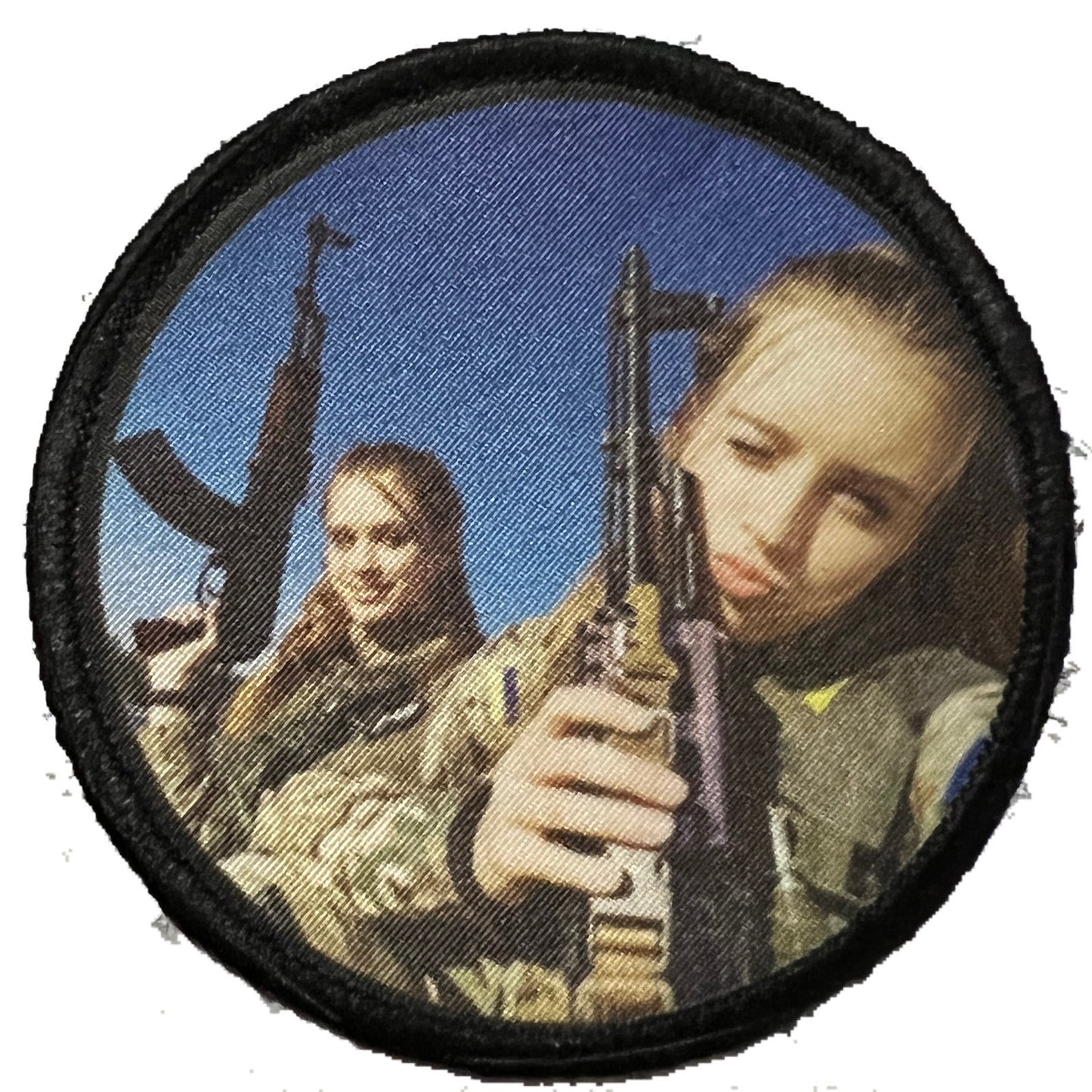 3" Female Ukrainian Soldiers Morale Patch Morale Patches Redheaded T Shirts