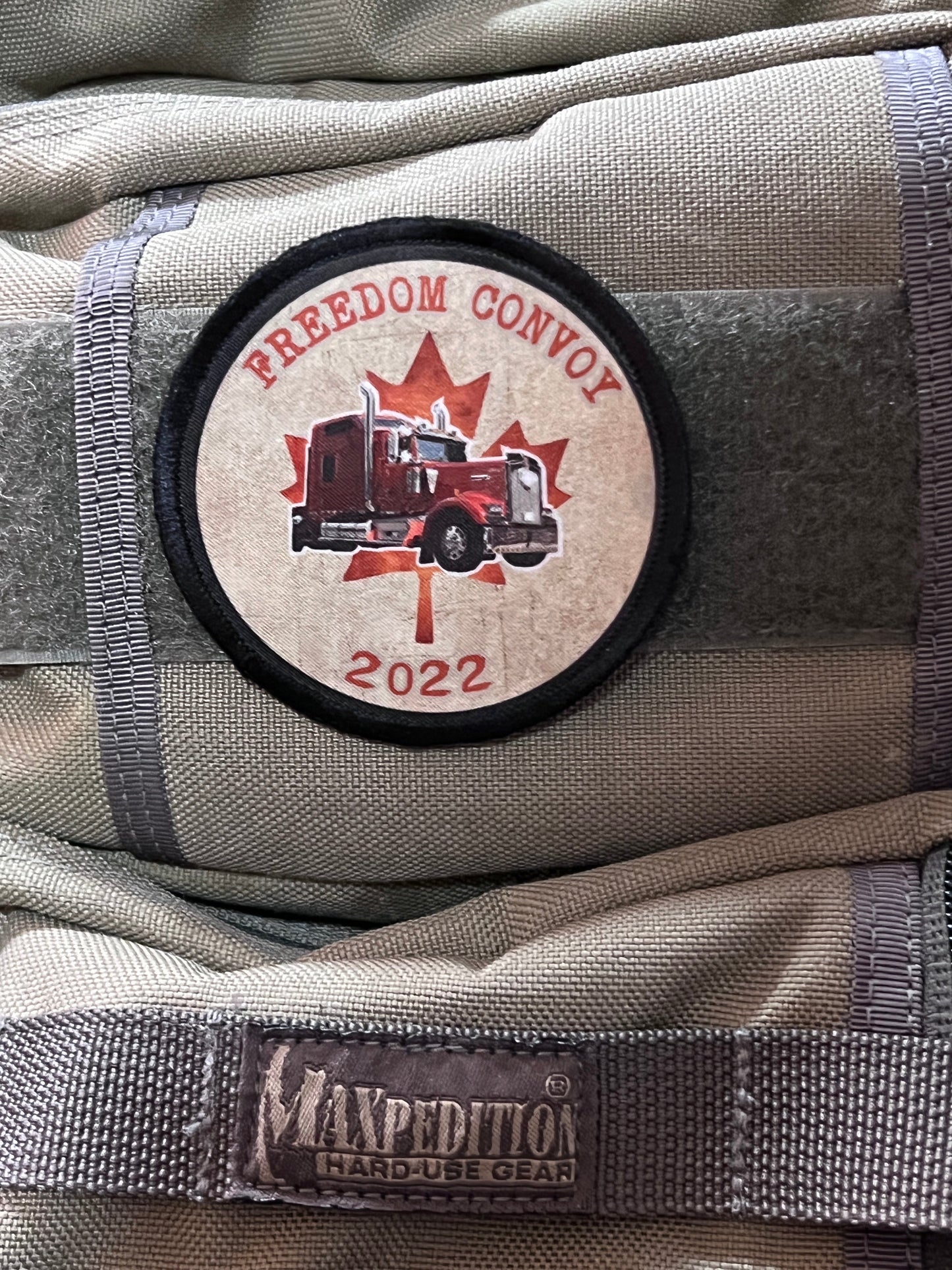 3" Freedom Convoy 2022 Morale Patch Morale Patches Redheaded T Shirts