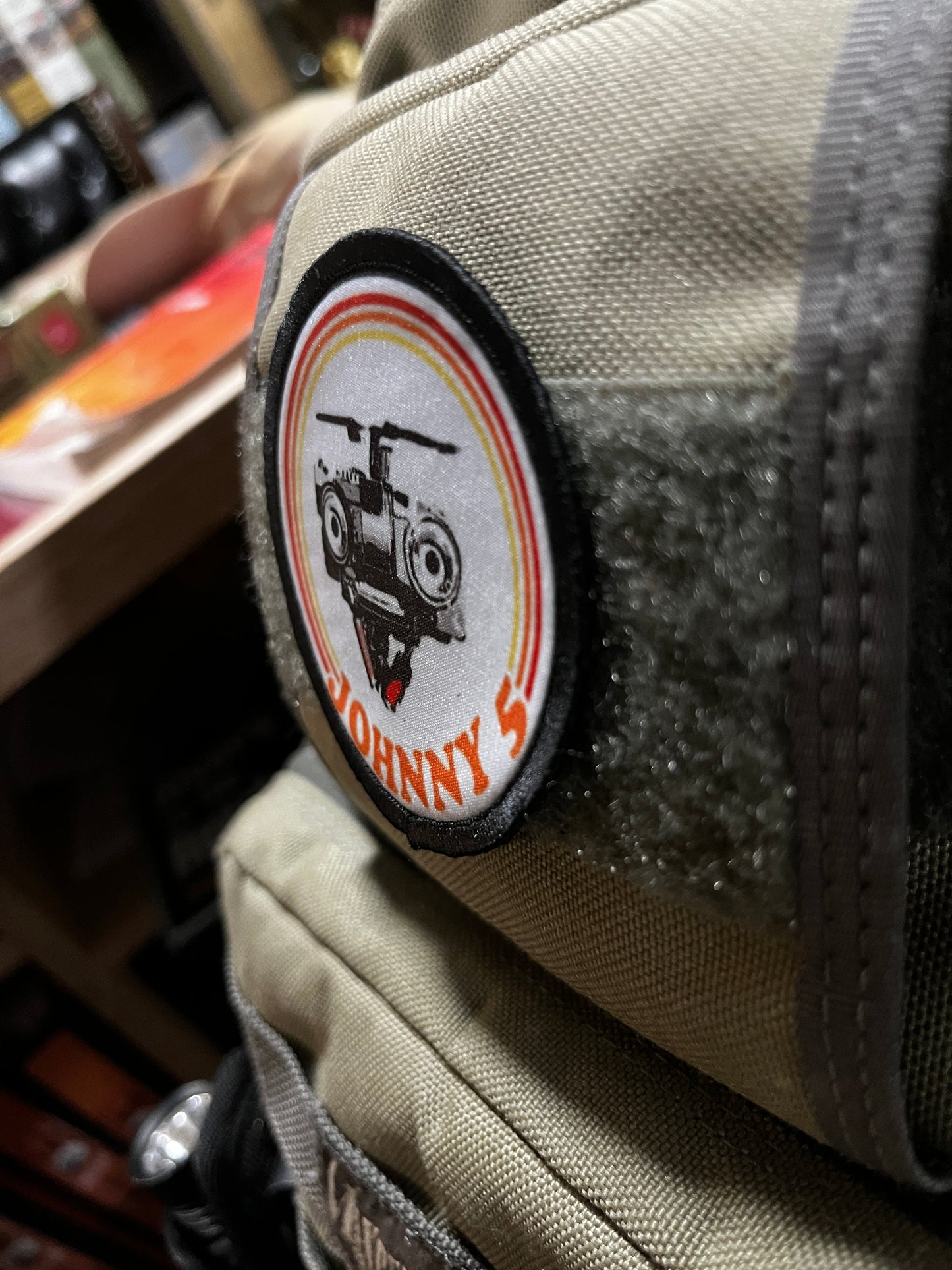 3" Johnny 5 Morale Patch Morale Patches Redheaded T Shirts