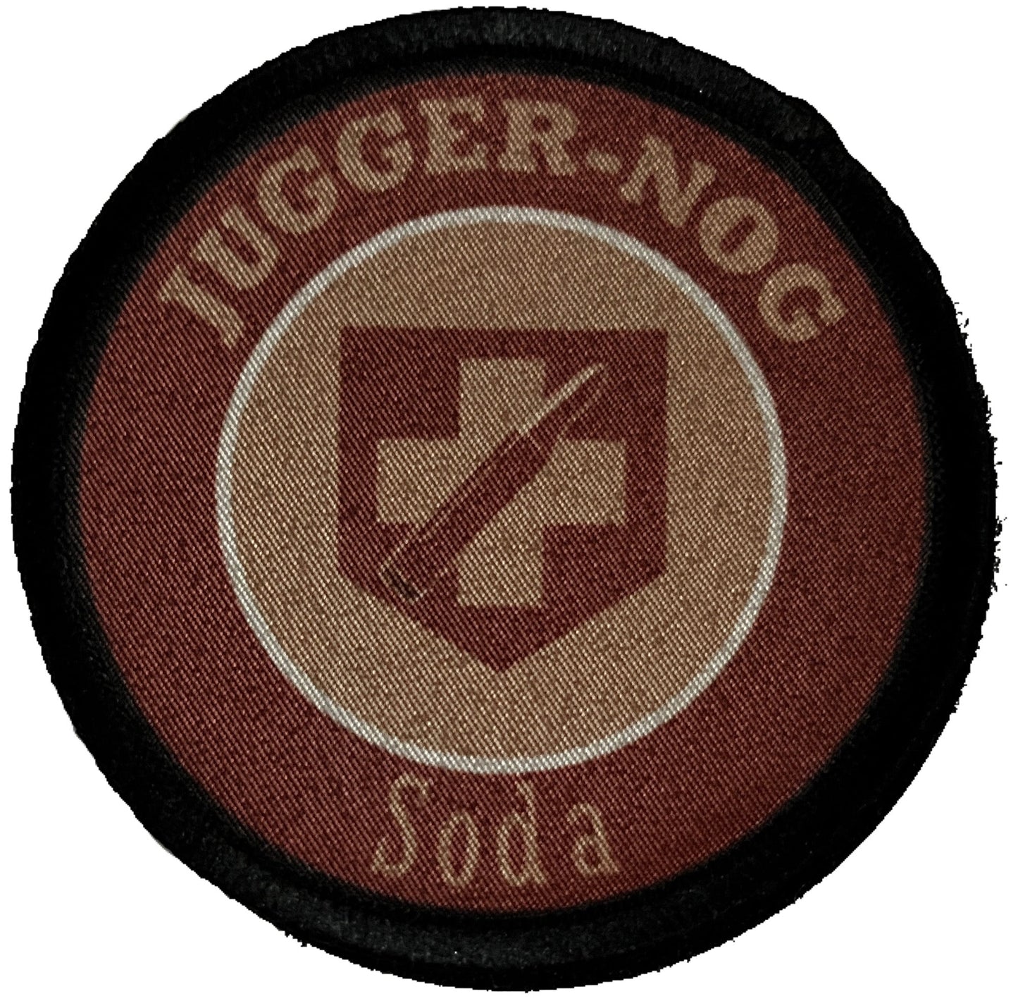 3" Jugger-Nog Soda Morale Patch Morale Patches Redheaded T Shirts 